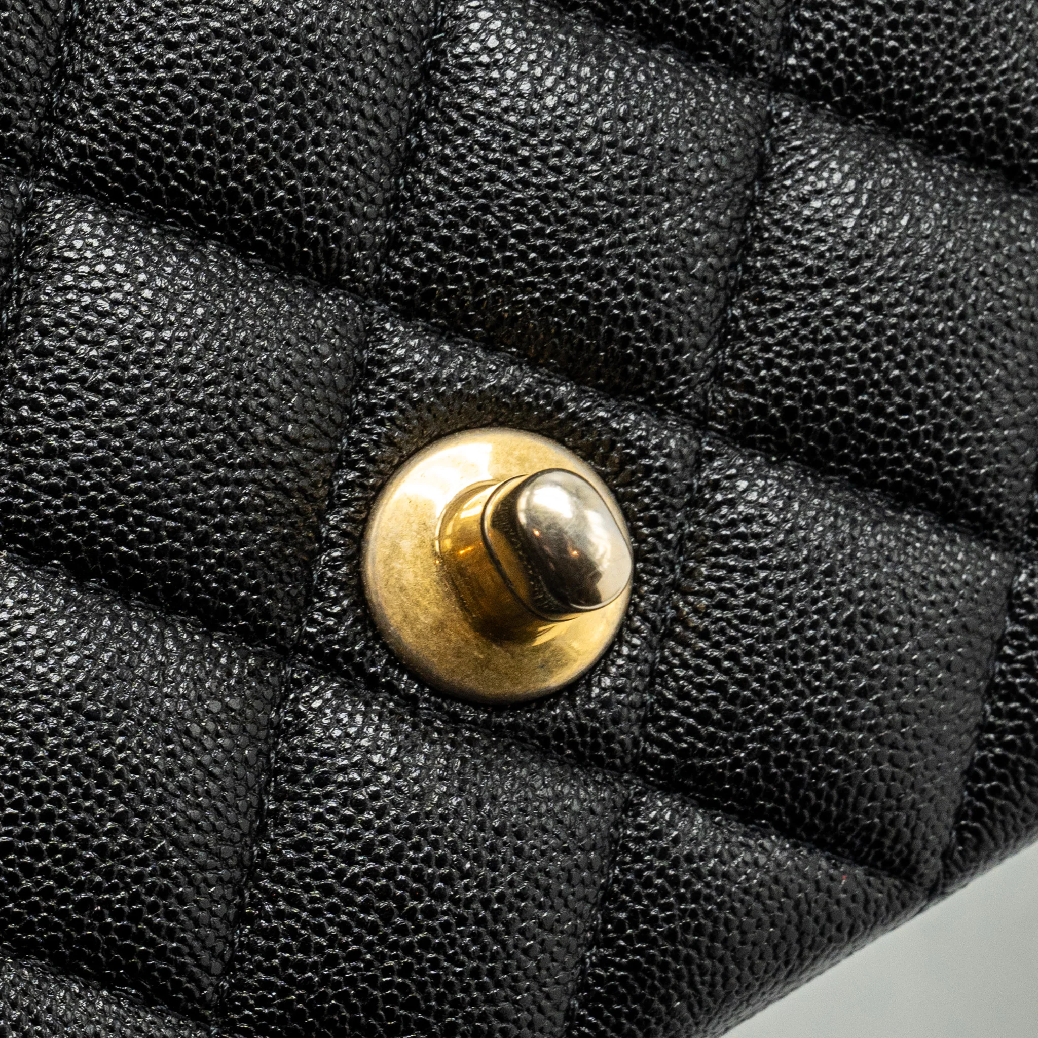 Chanel Top Handle Mini Rectangular Flap Bag Caviar Black GHW - Image 11