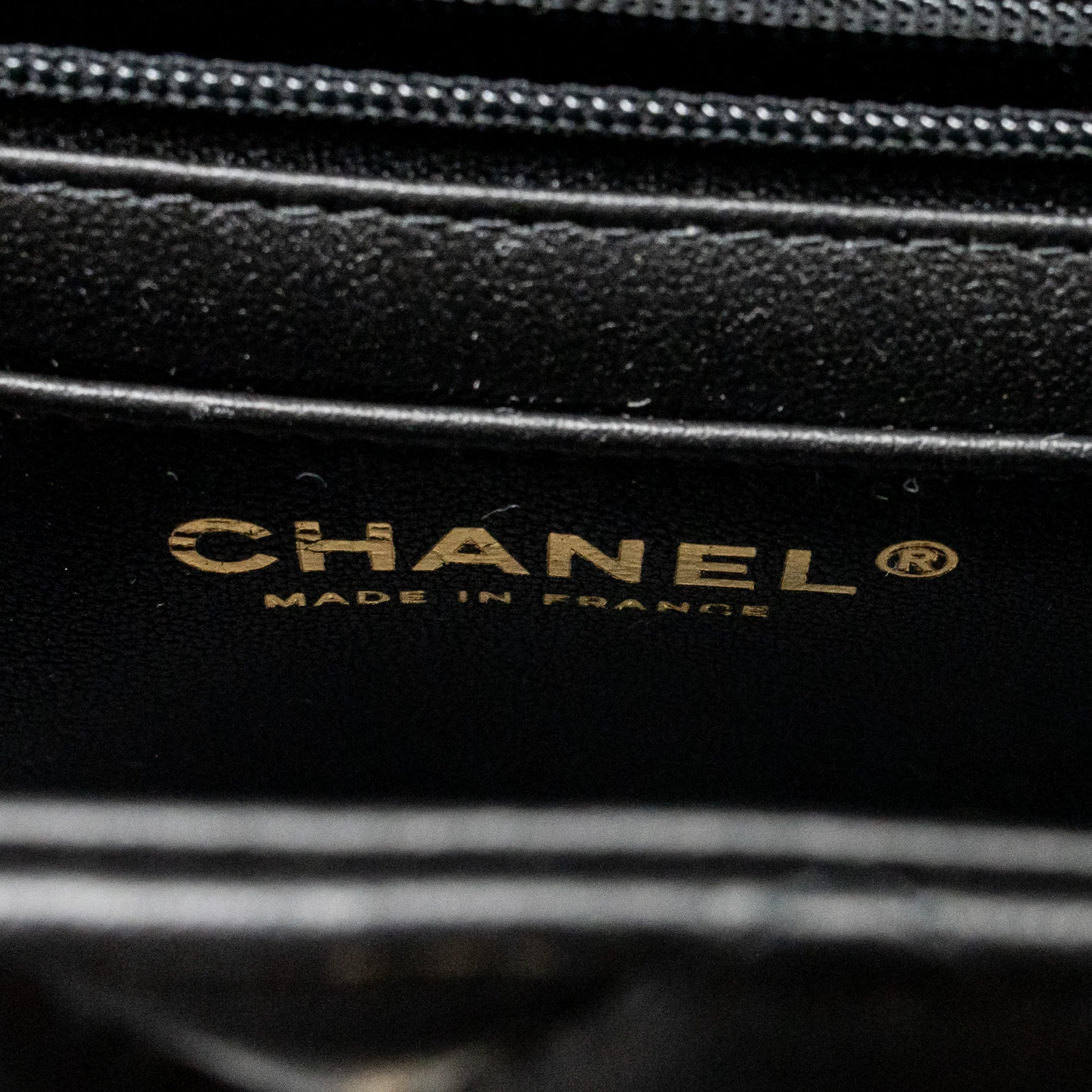 Chanel Top Handle Mini Rectangular Flap Bag Lambskin Black LGHW (microchip) - Image 17