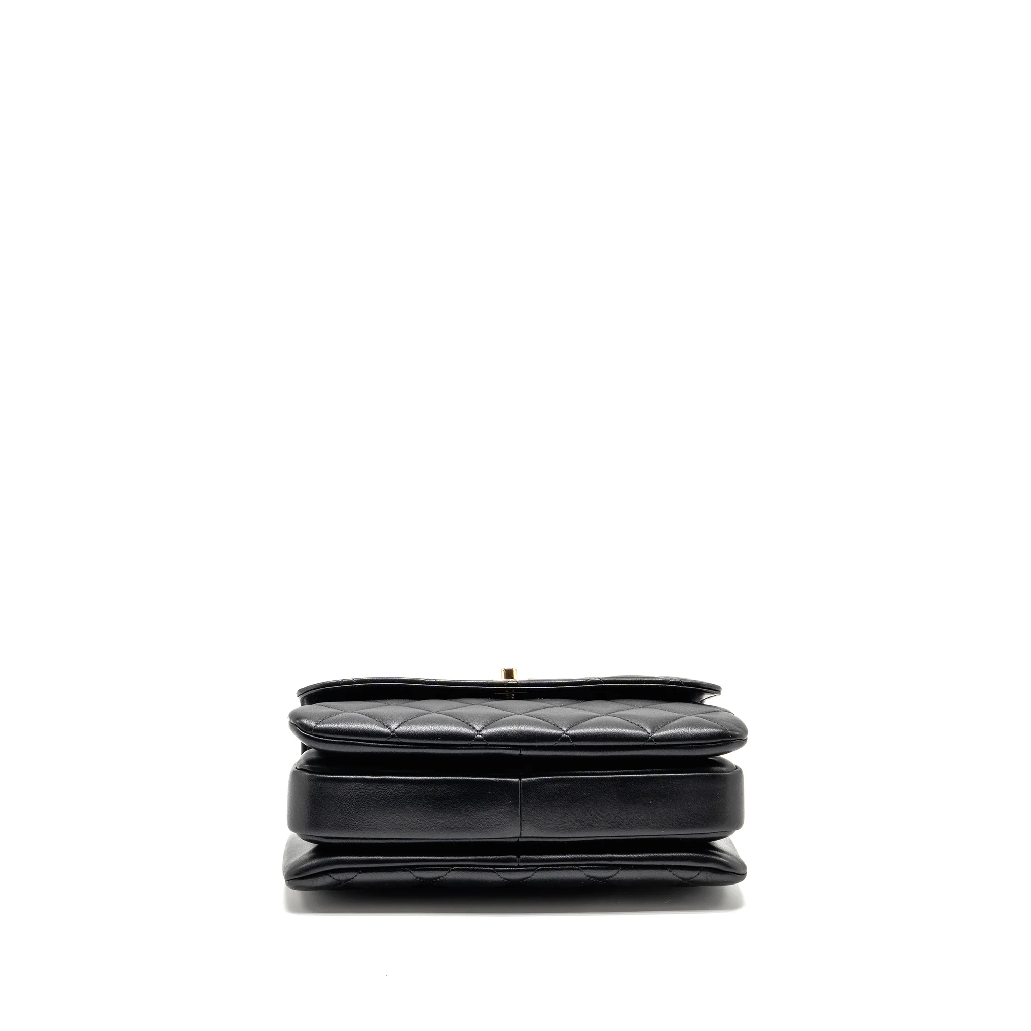 Chanel Top Handle Trendy CC Flap Bag Lambskin Black LGHW - Image 5