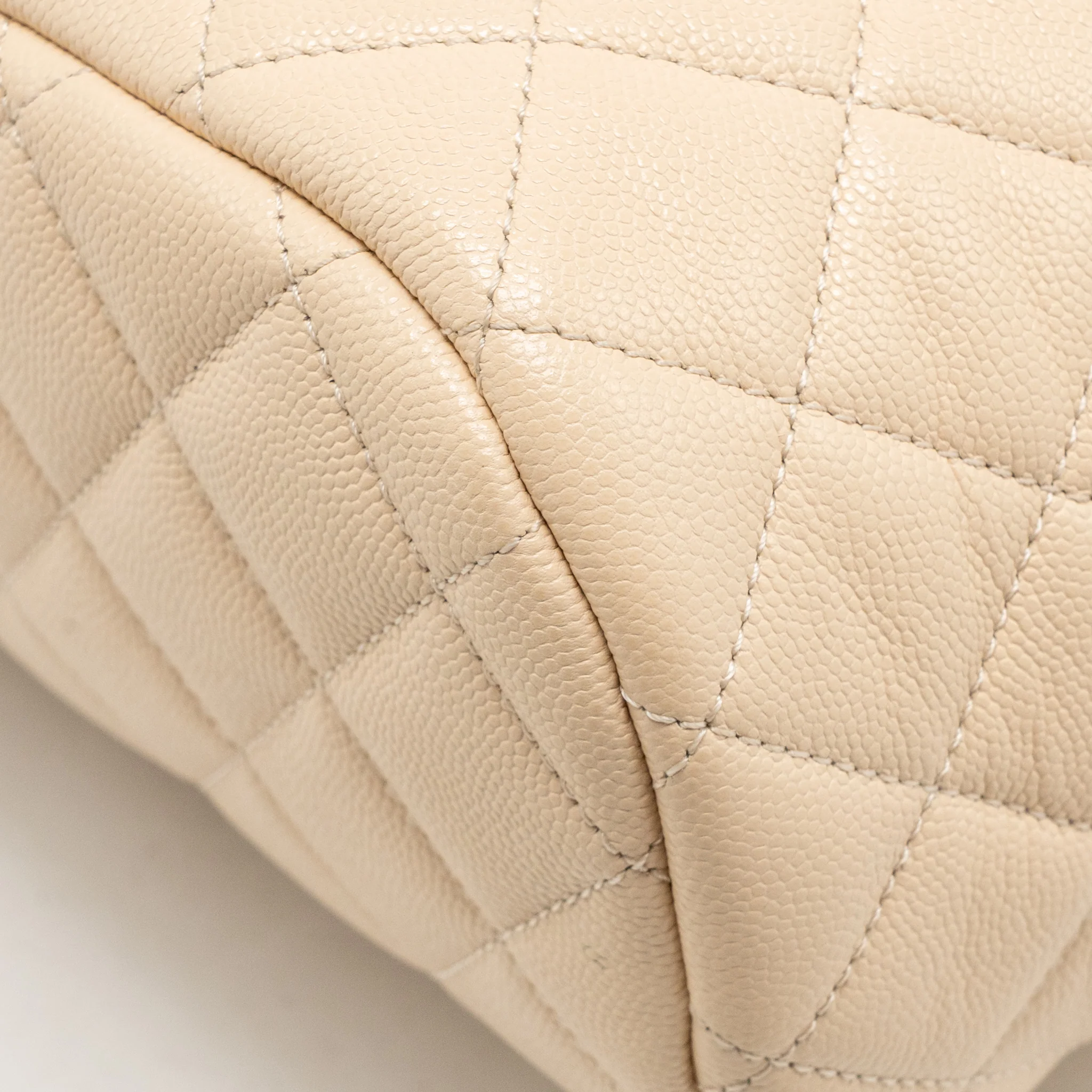 Chanel Urban Spirit backpack caviar beige LGHW (microchip) - Image 10