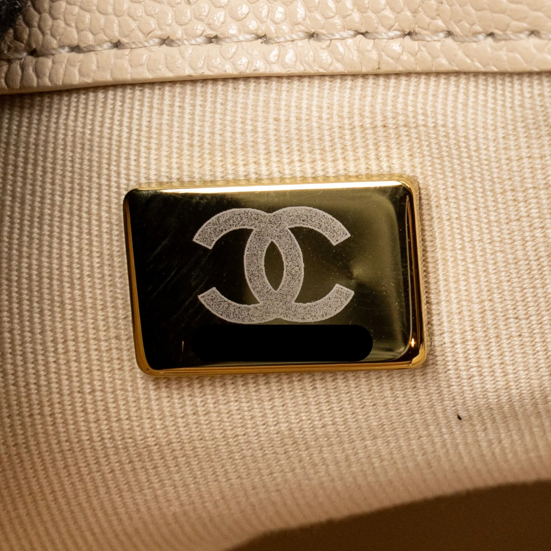 Chanel Urban Spirit backpack caviar beige LGHW (microchip) - Image 18