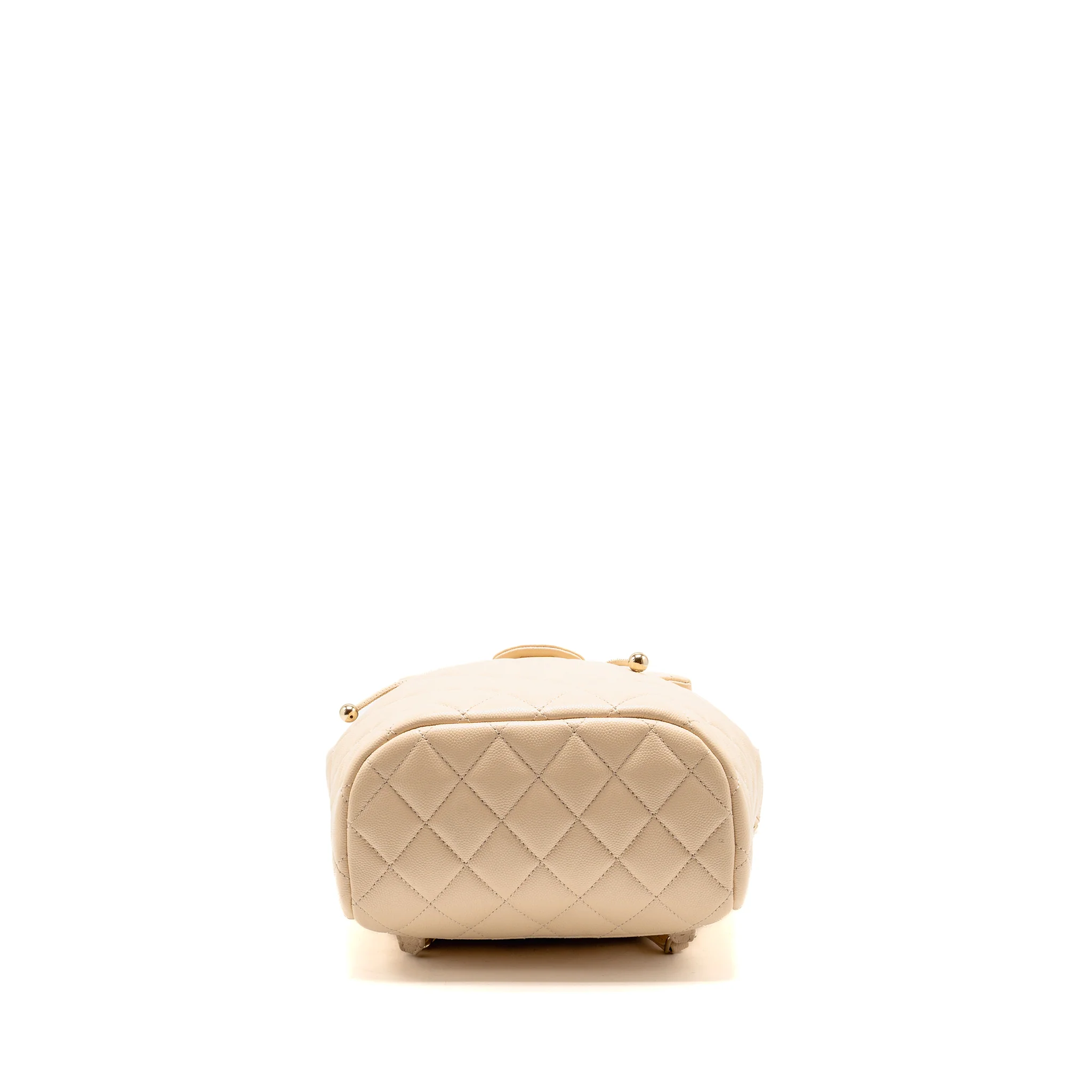 Chanel Urban Spirit backpack caviar beige LGHW (microchip) - Image 6