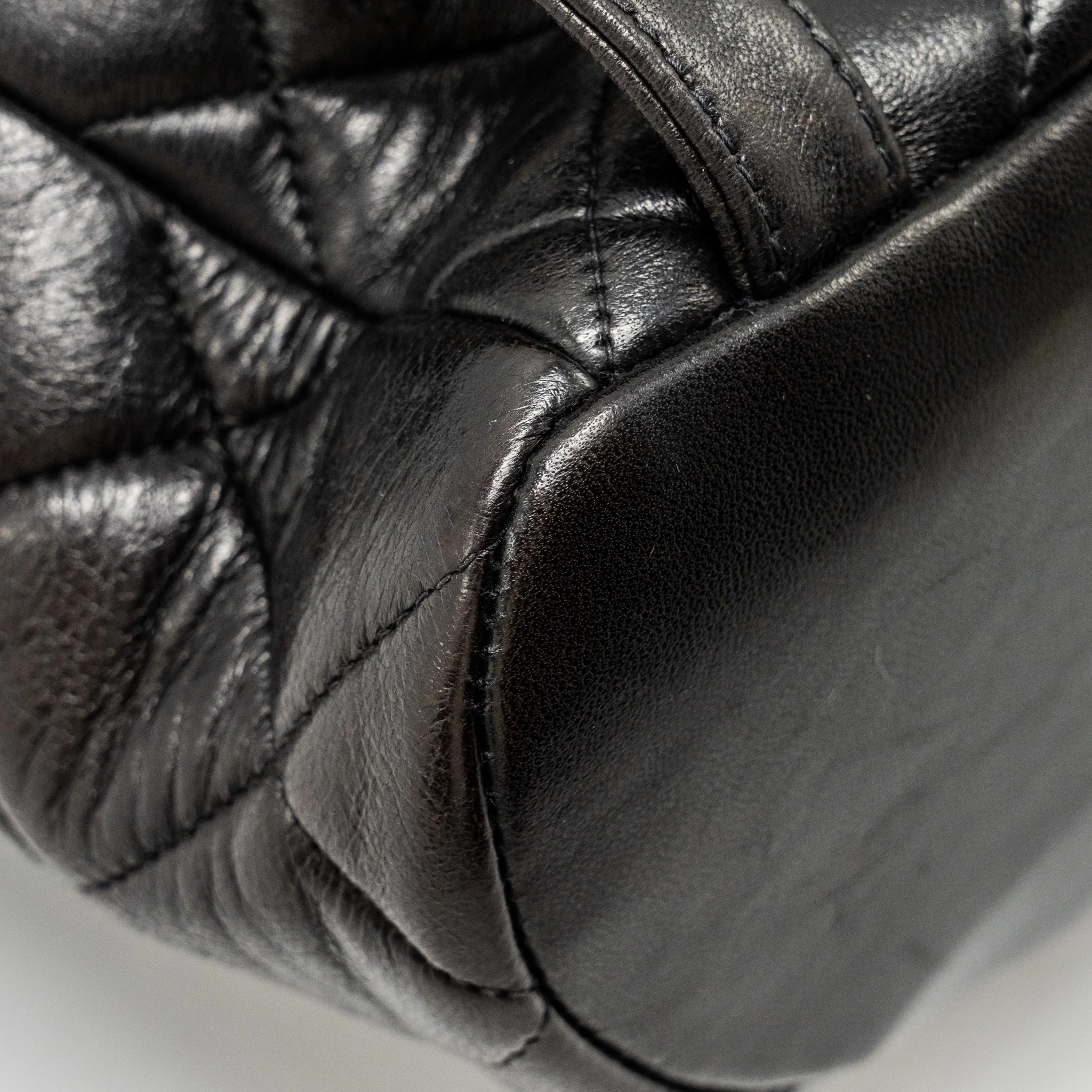 Chanel Vintage Duma Backpack Lambskin Black GHW - Image 11