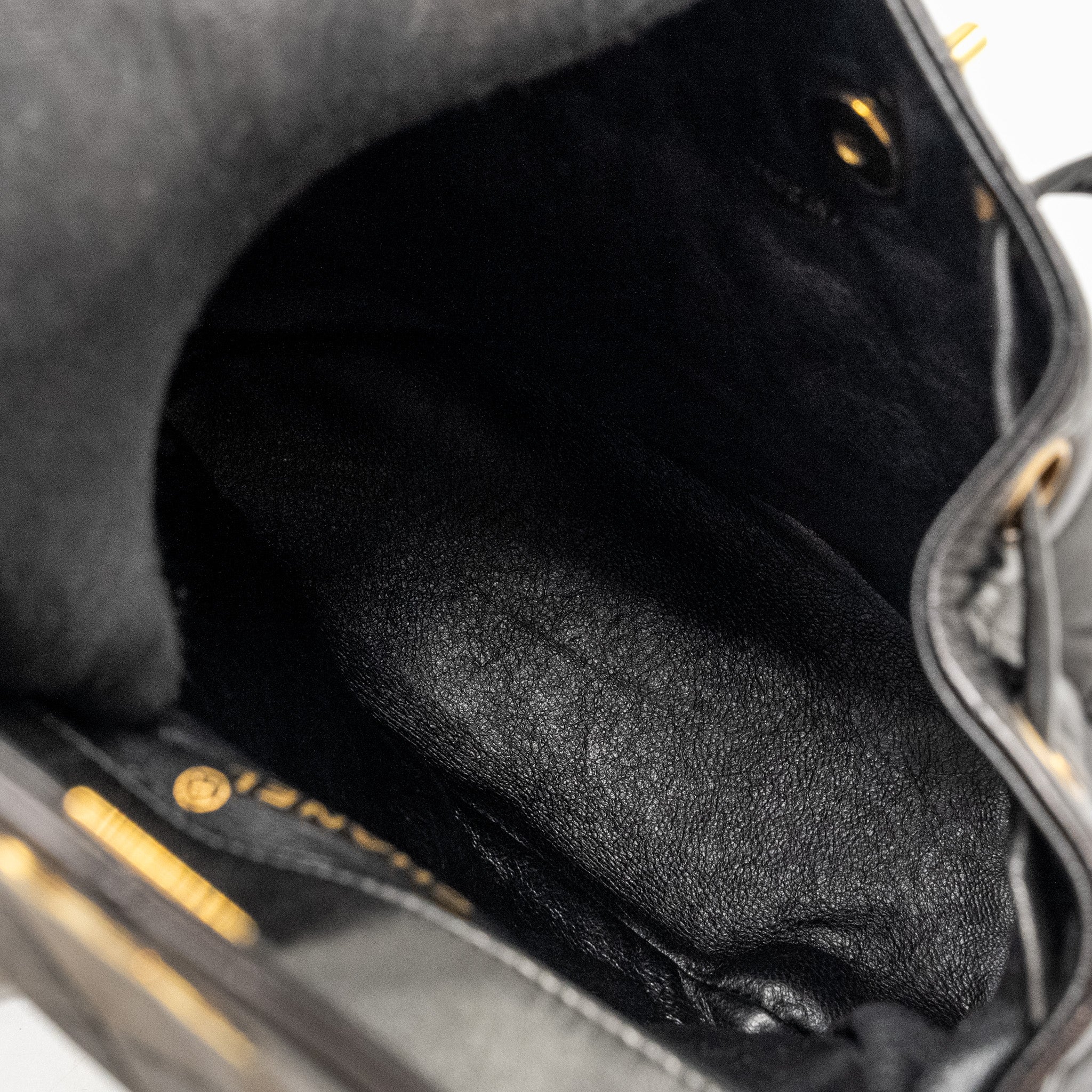 Chanel Vintage Duma Backpack Lambskin Black GHW - Image 16