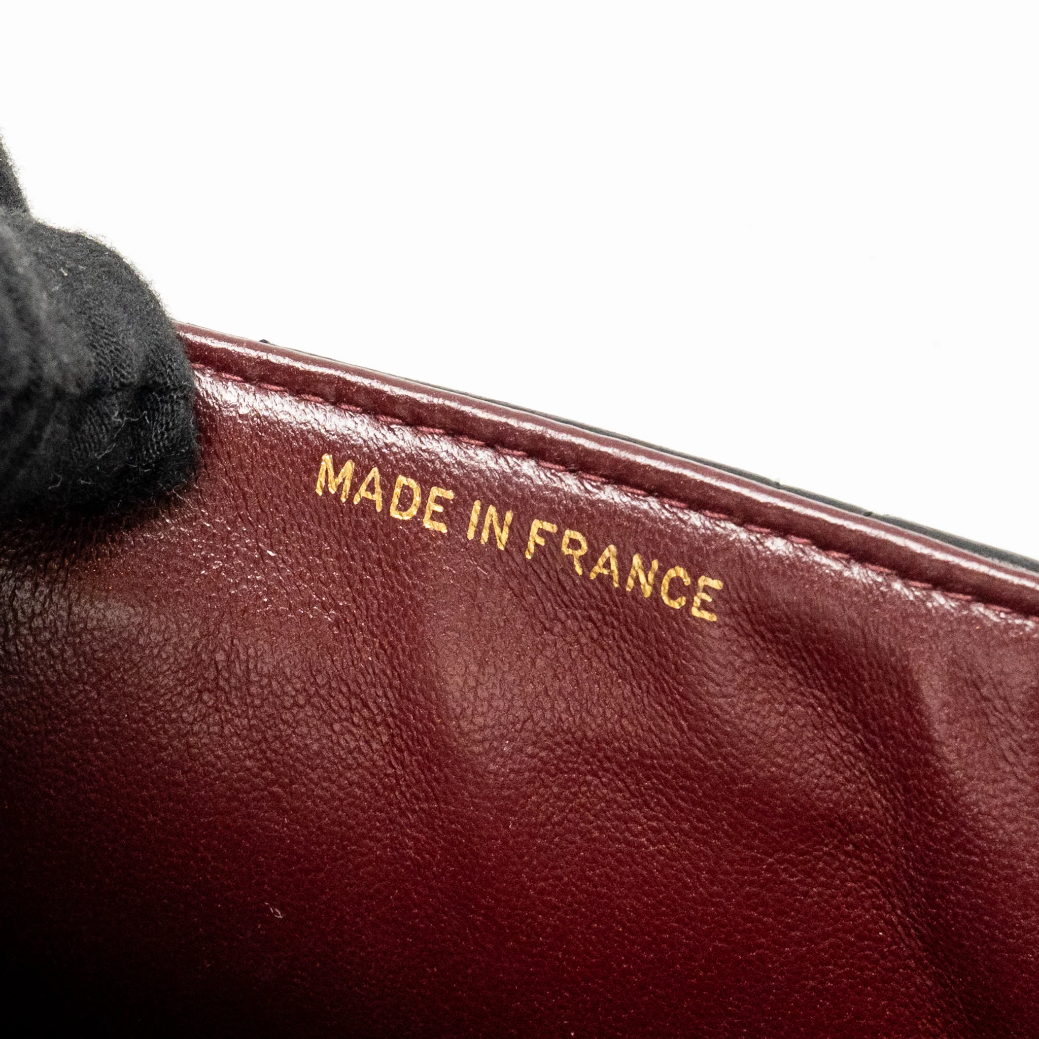 Chanel Vintage Large Square Flap Bag Lambskin Black GHW - Image 18