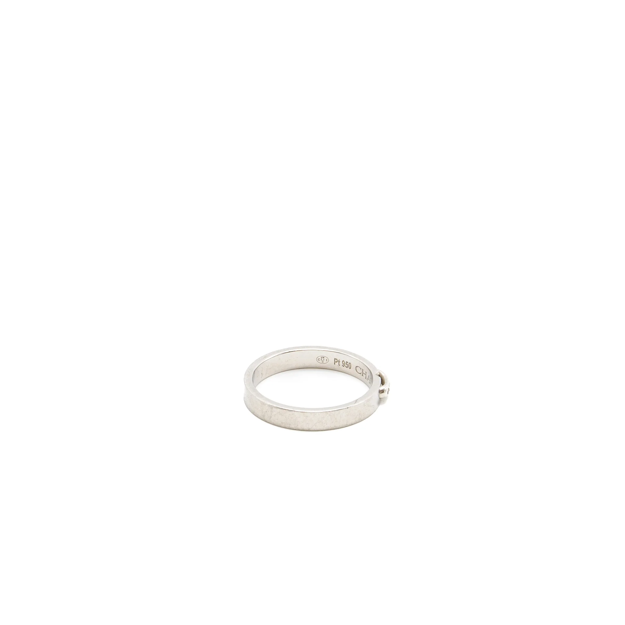 Chaumet Size 51 Liens Evidence Wedding Band Platinum with Diamonds, 3.2MM - Image 4