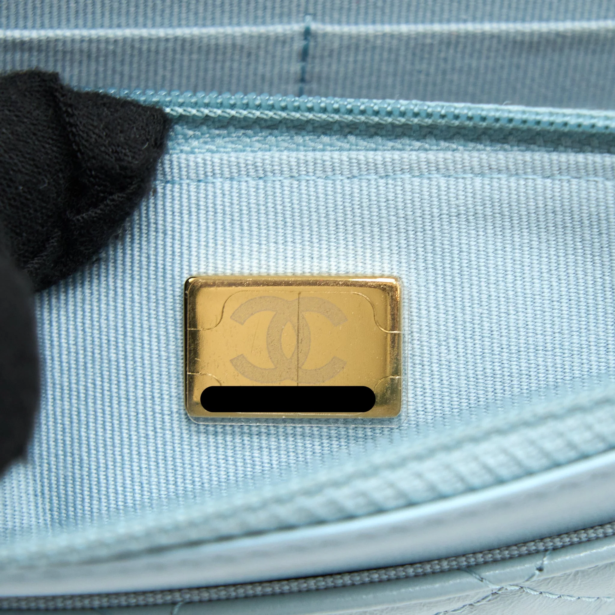 Chanel 2.55 Reissue Wallet On Chain Aged Calfskin Light Blue Brushed GHW (Microchip) - Image 14