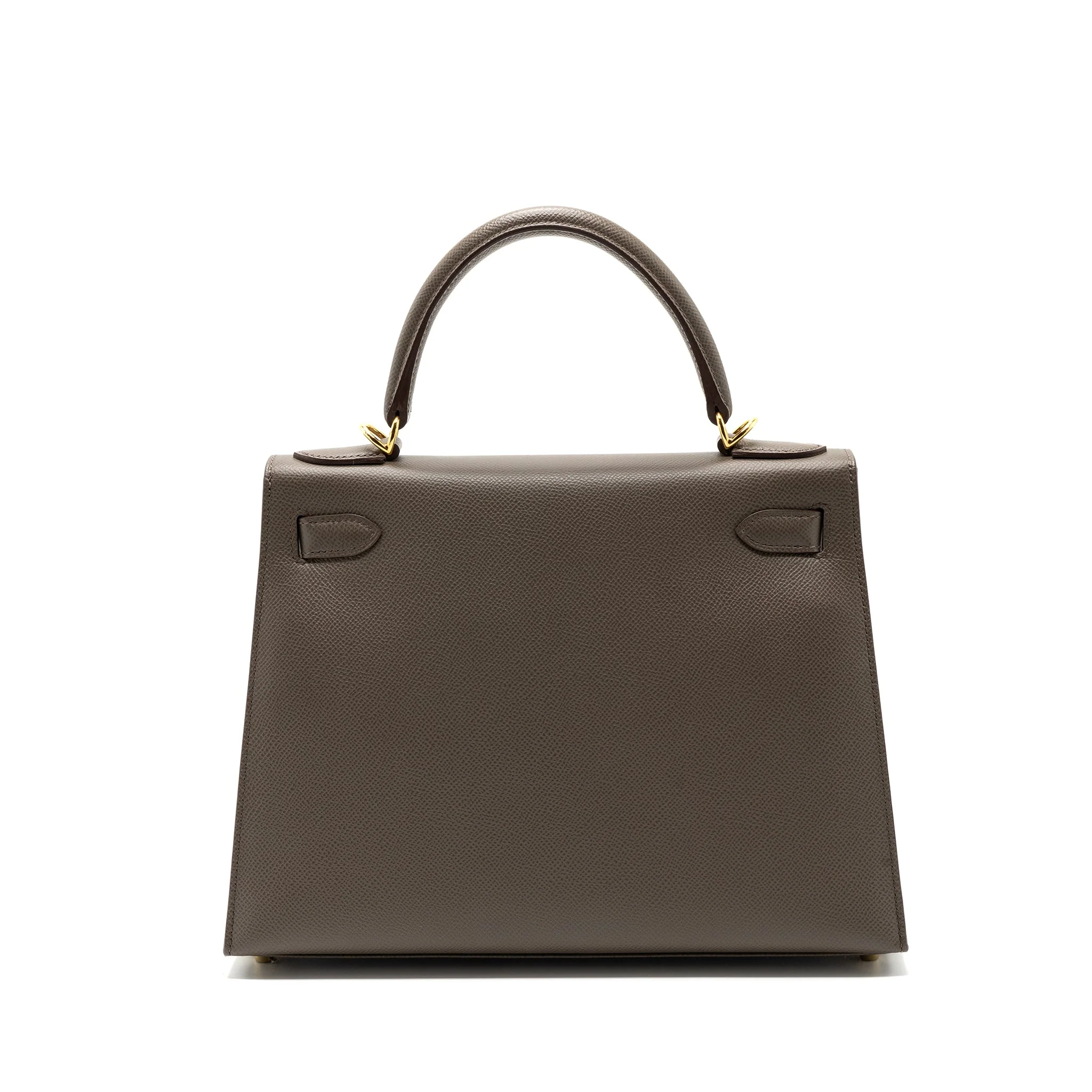Hermes kelly28 sellier epsom gris etain GHW stamp D - Image 4