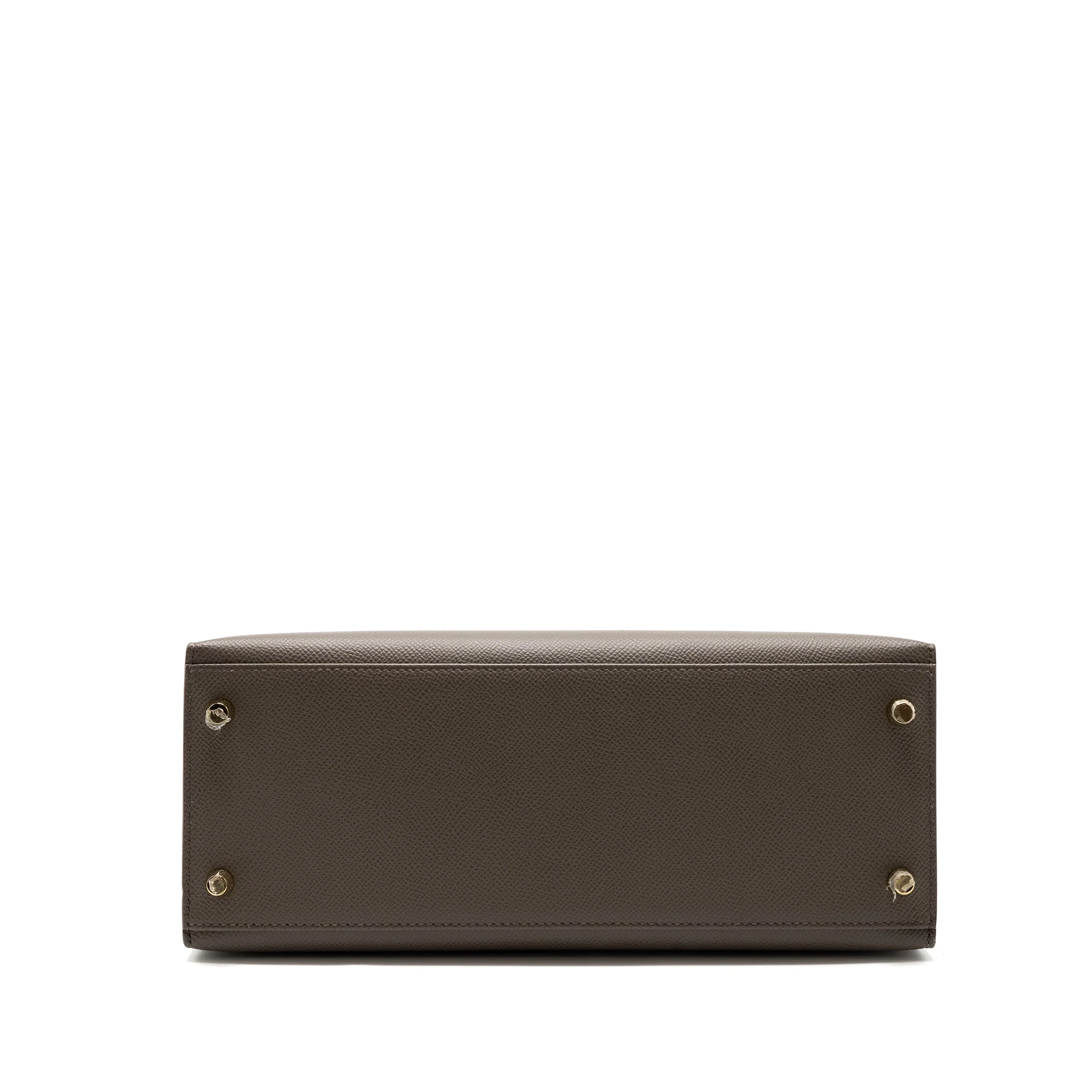 Hermes kelly28 sellier epsom gris etain GHW stamp D - Image 6