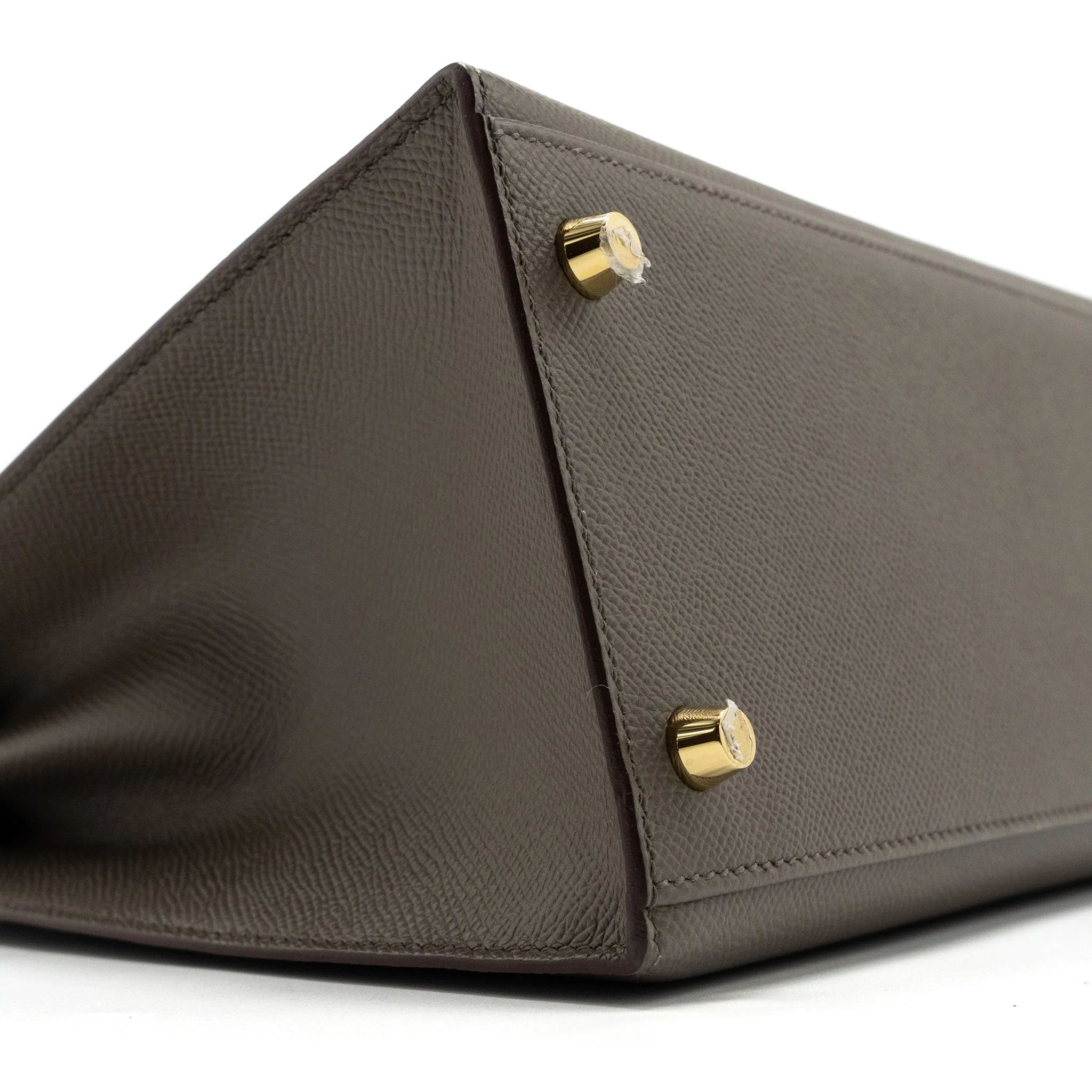 Hermes kelly28 sellier epsom gris etain GHW stamp D - Image 7