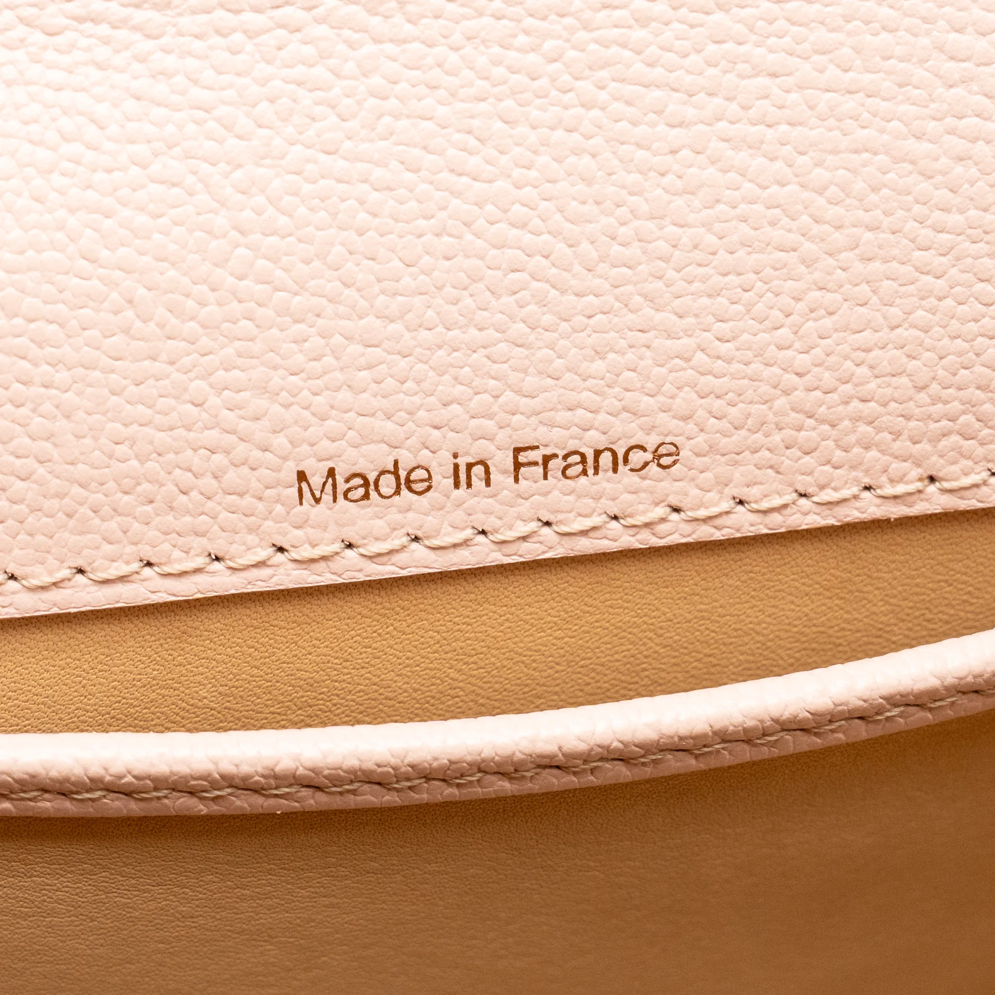 Delvaux mini brilliant bag grained calfskin light pink RGHW - Image 14