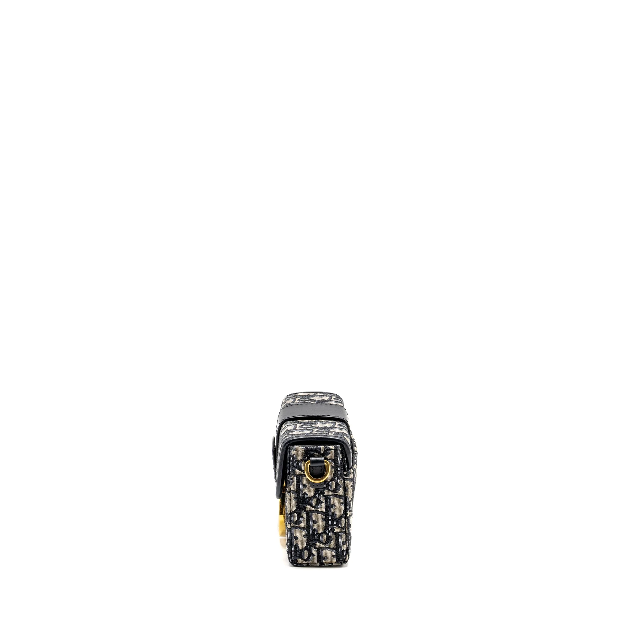 Dior 30 Montaigne Box Blue Oblique Jacquard GHW - Image 3