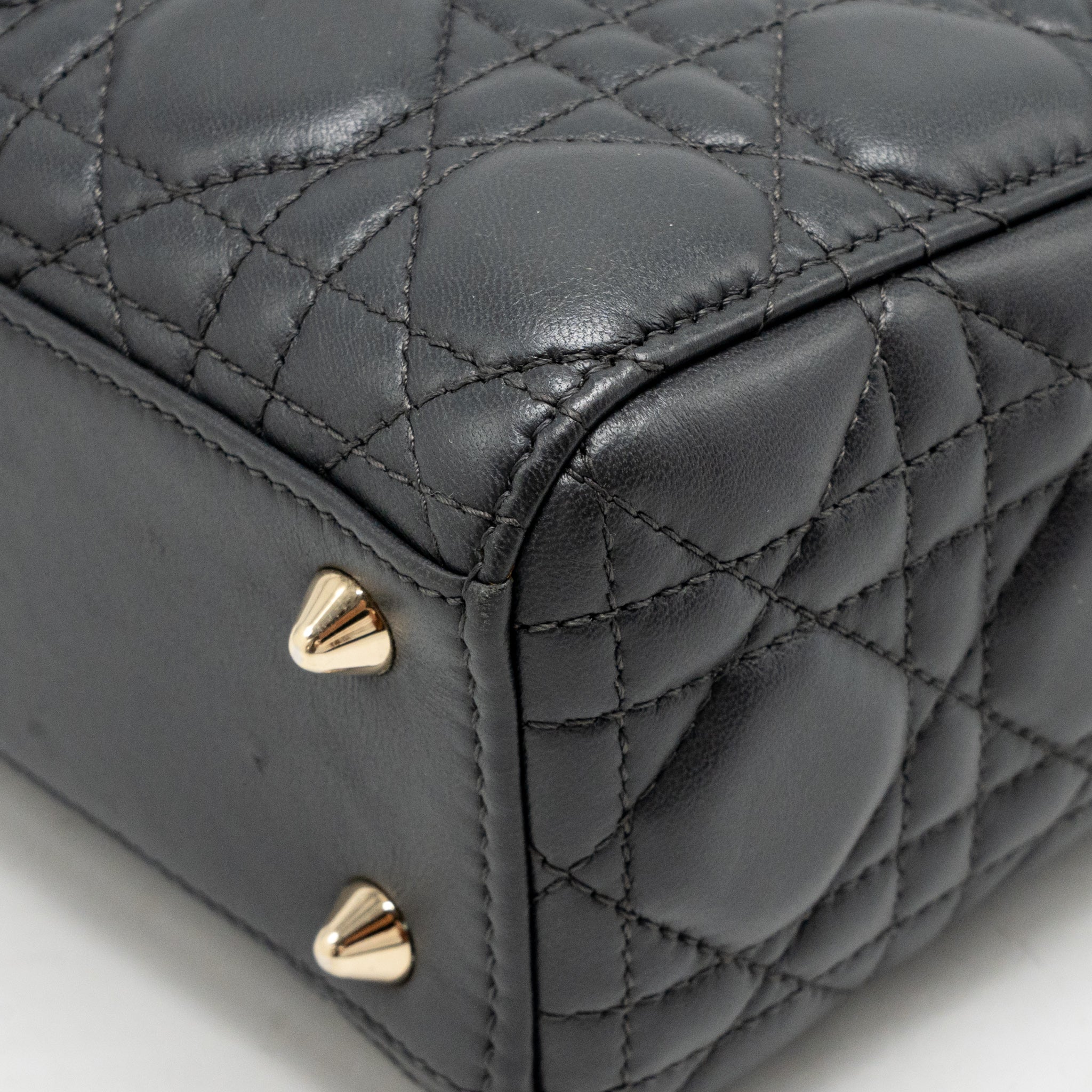 Dior Small My ABCDior lambskin dark grey LGHW - Image 10