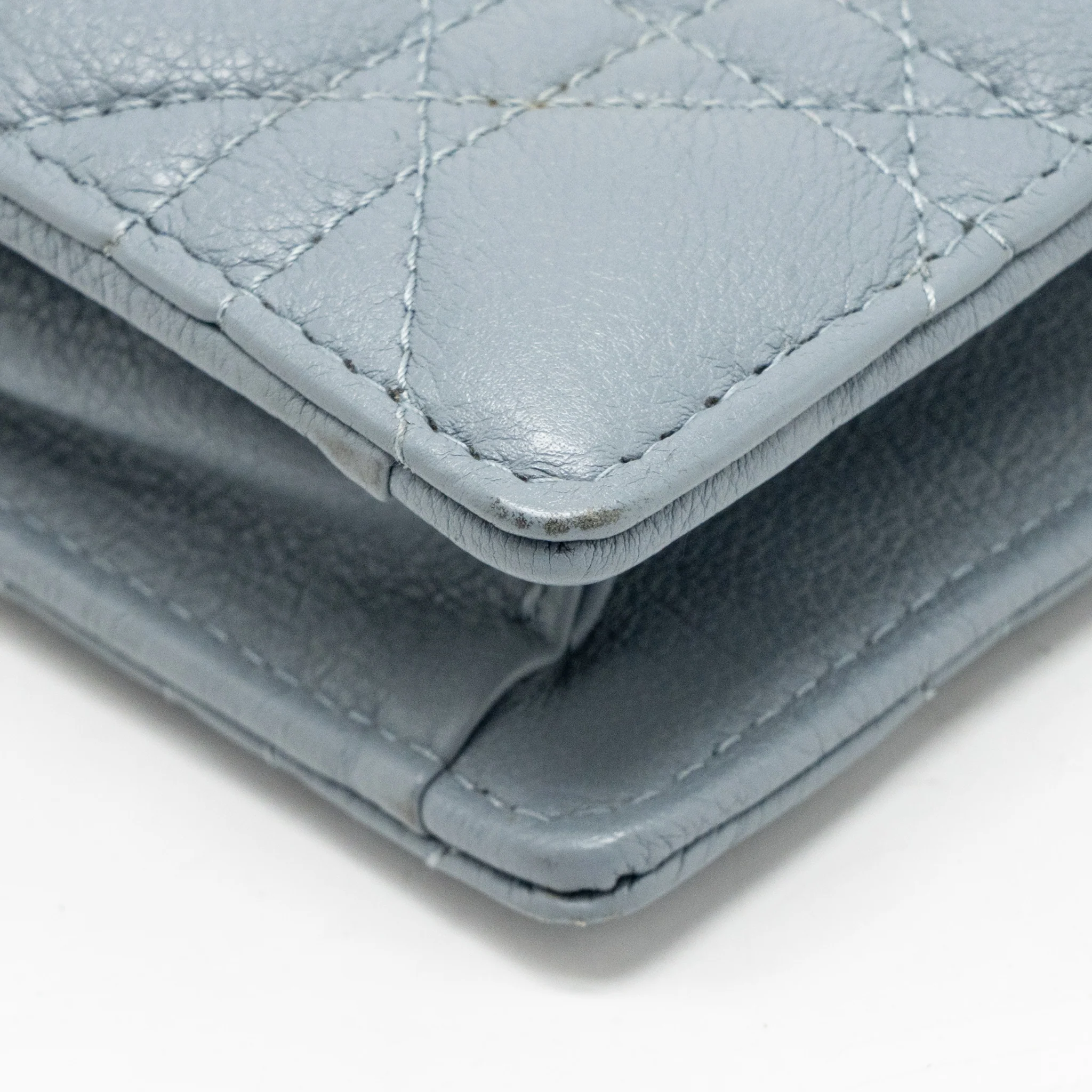 Dior Caro Every Dior Pouch Supple Cannage Calfskin Cloud Blue GHW - Image 8
