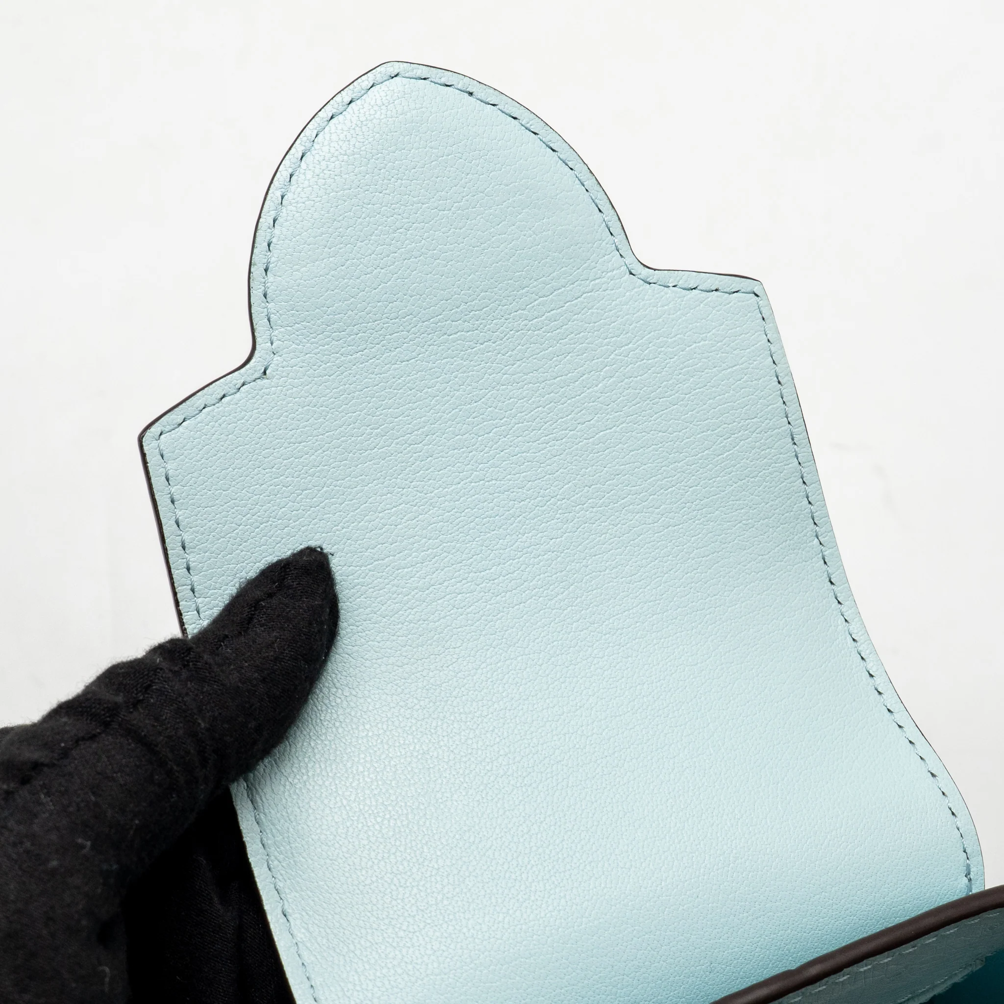 Louis Vuitton Mini Capucines Ostrich Light Blue SHW - Image 13