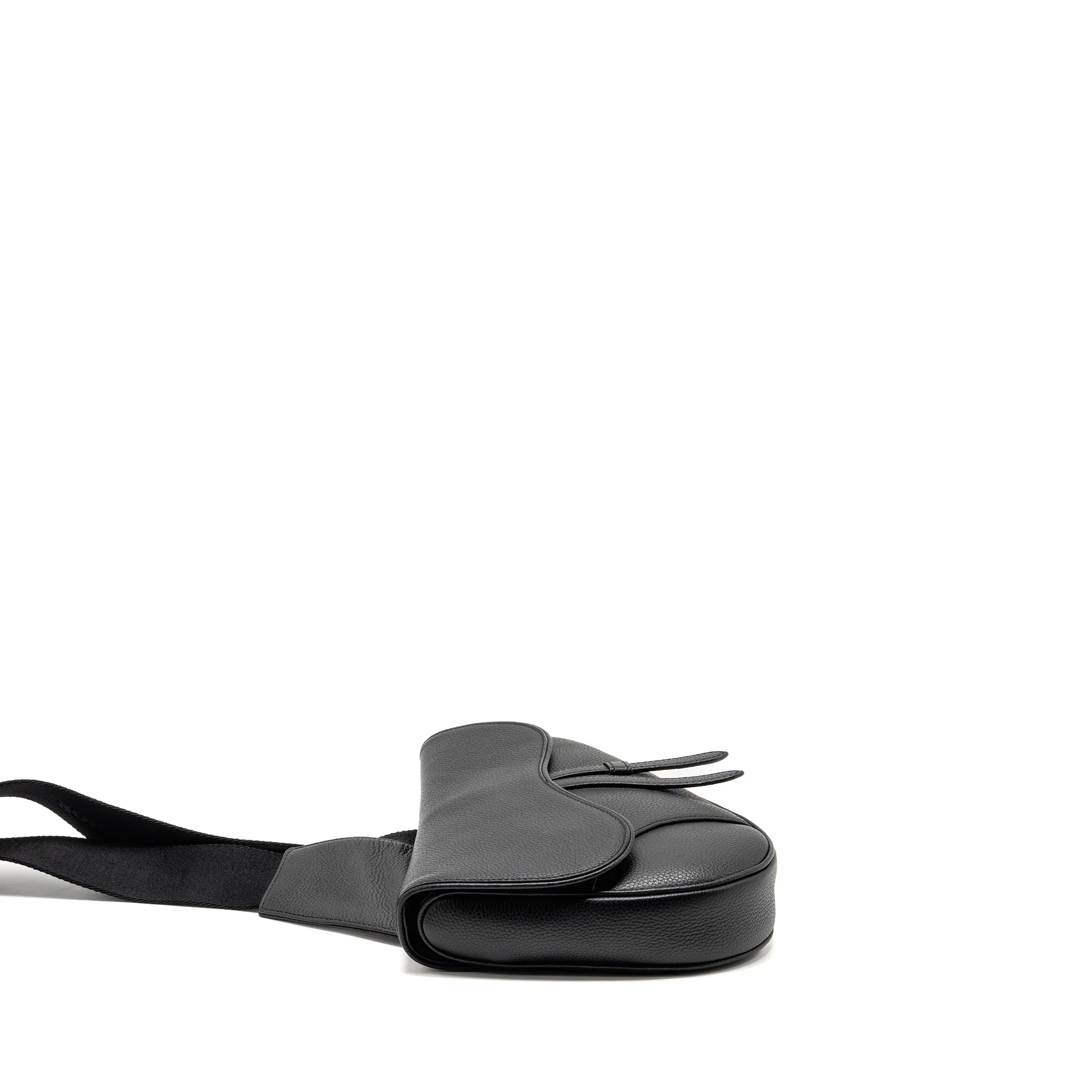 Dior Homme saddle bag calfskin black SHW - Image 3