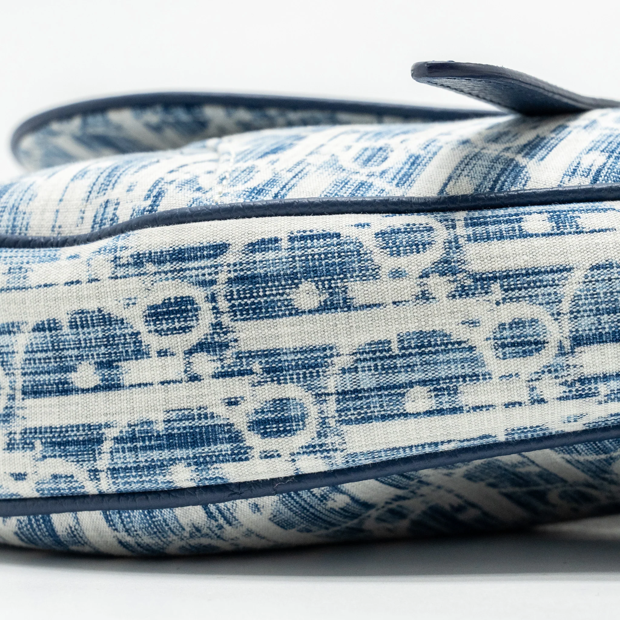 Dior Homme Saddle Bag Oblique Kasuri Blue/Multicolour SHW - Image 7