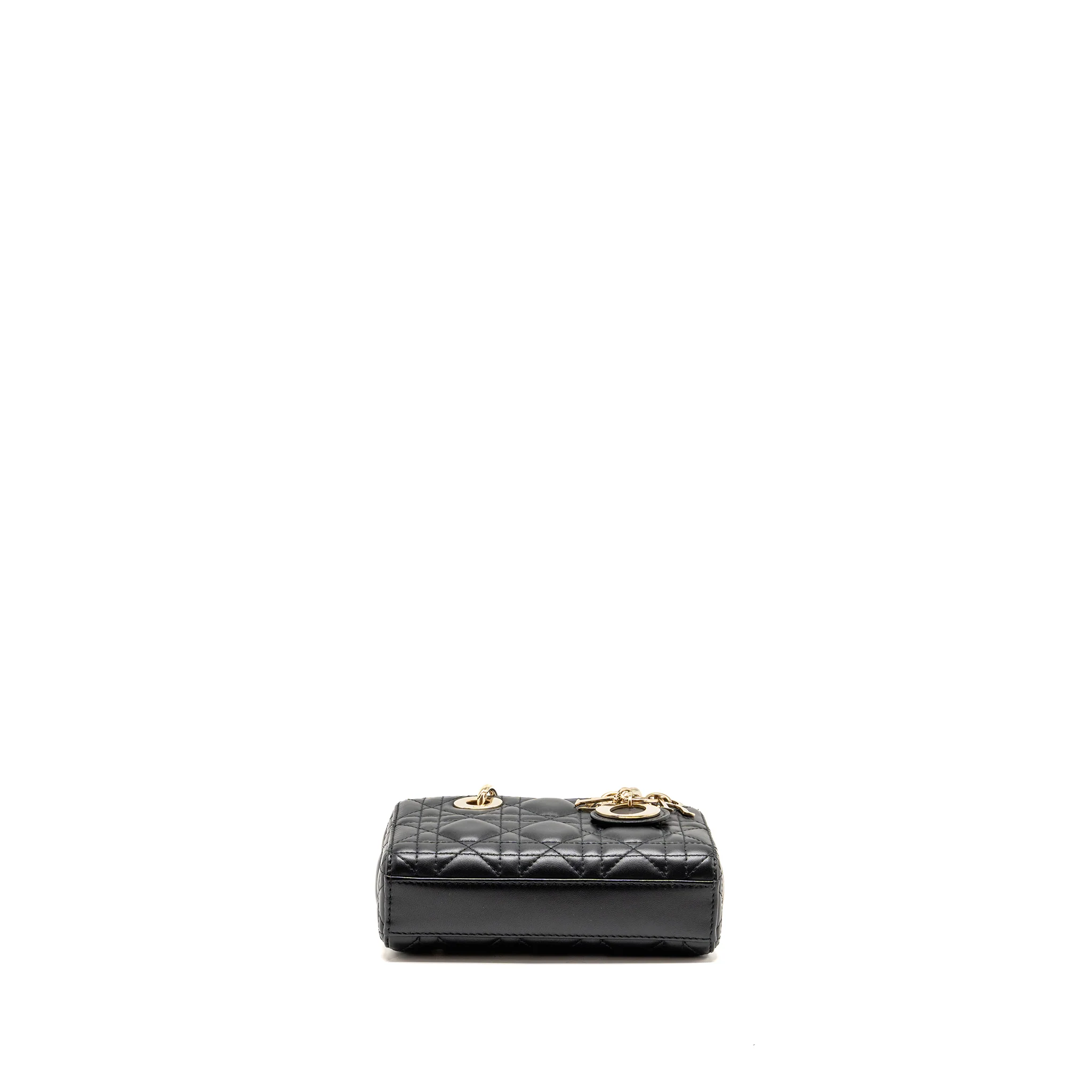 Dior Lady D-Joy Micro bag lambskin black LGHW - Image 6