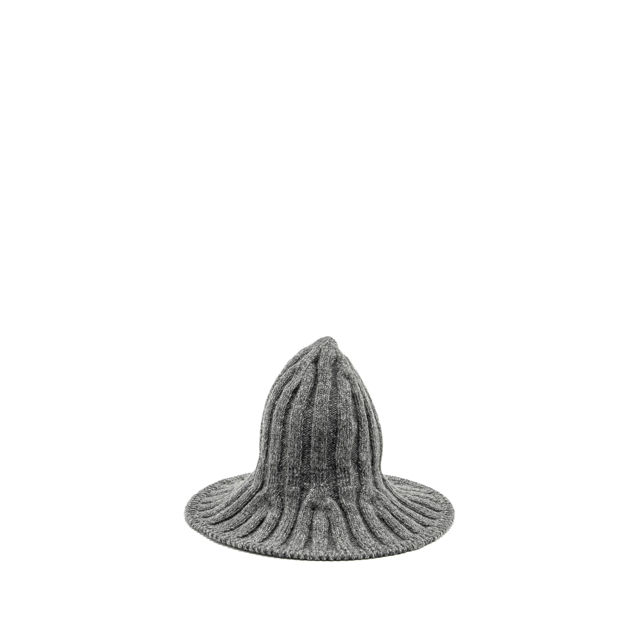 DIOR LETTER logo Wire-Brimmed Beanie Wool Grey - Image 3