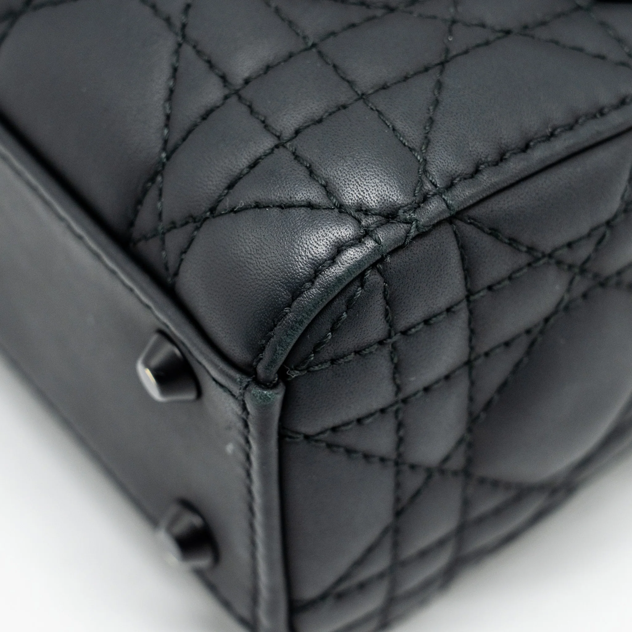 Dior Mini Lady Dior Calfskin So Black - Image 8