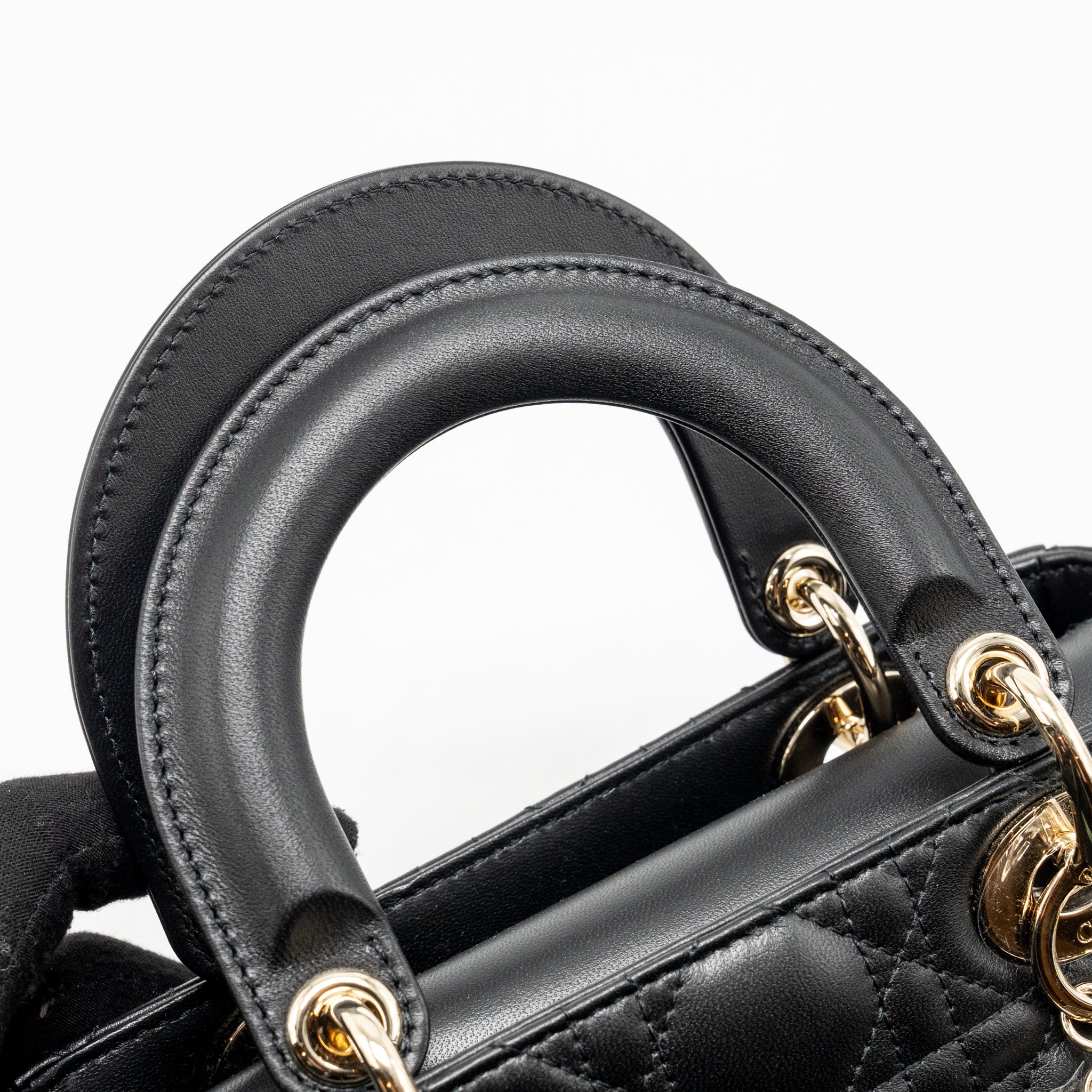 Dior My Abcdior Small Lady Dior Lambskin Black LGHW - Image 13