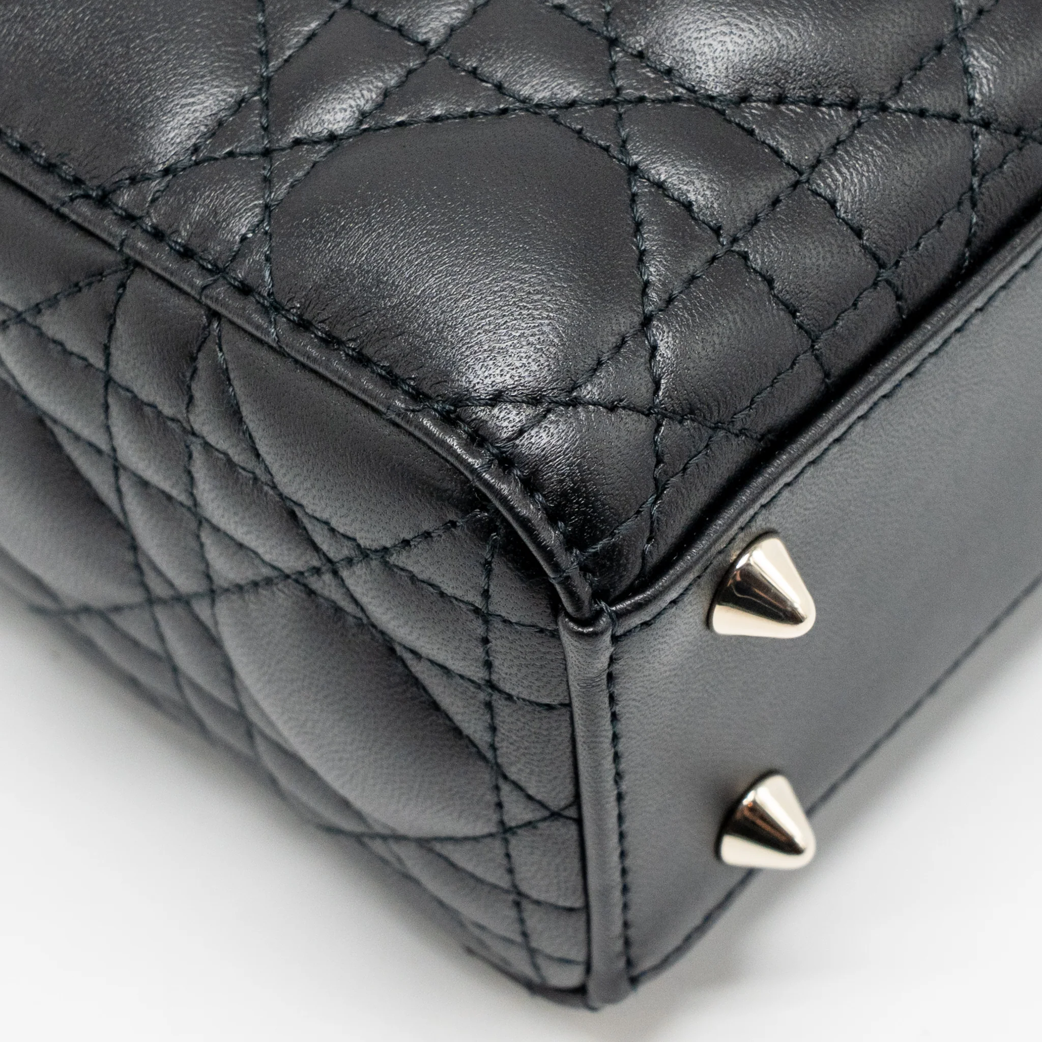 Dior My Abcdior Small Lady Dior Lambskin Black LGHW - Image 8