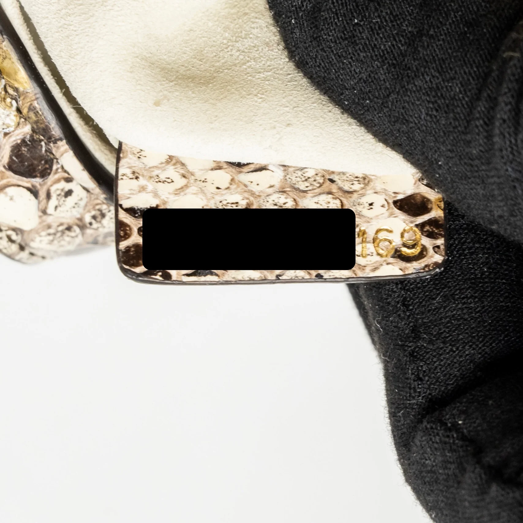 Dior Mini Saddle Bag Python multicolour GHW - Image 15