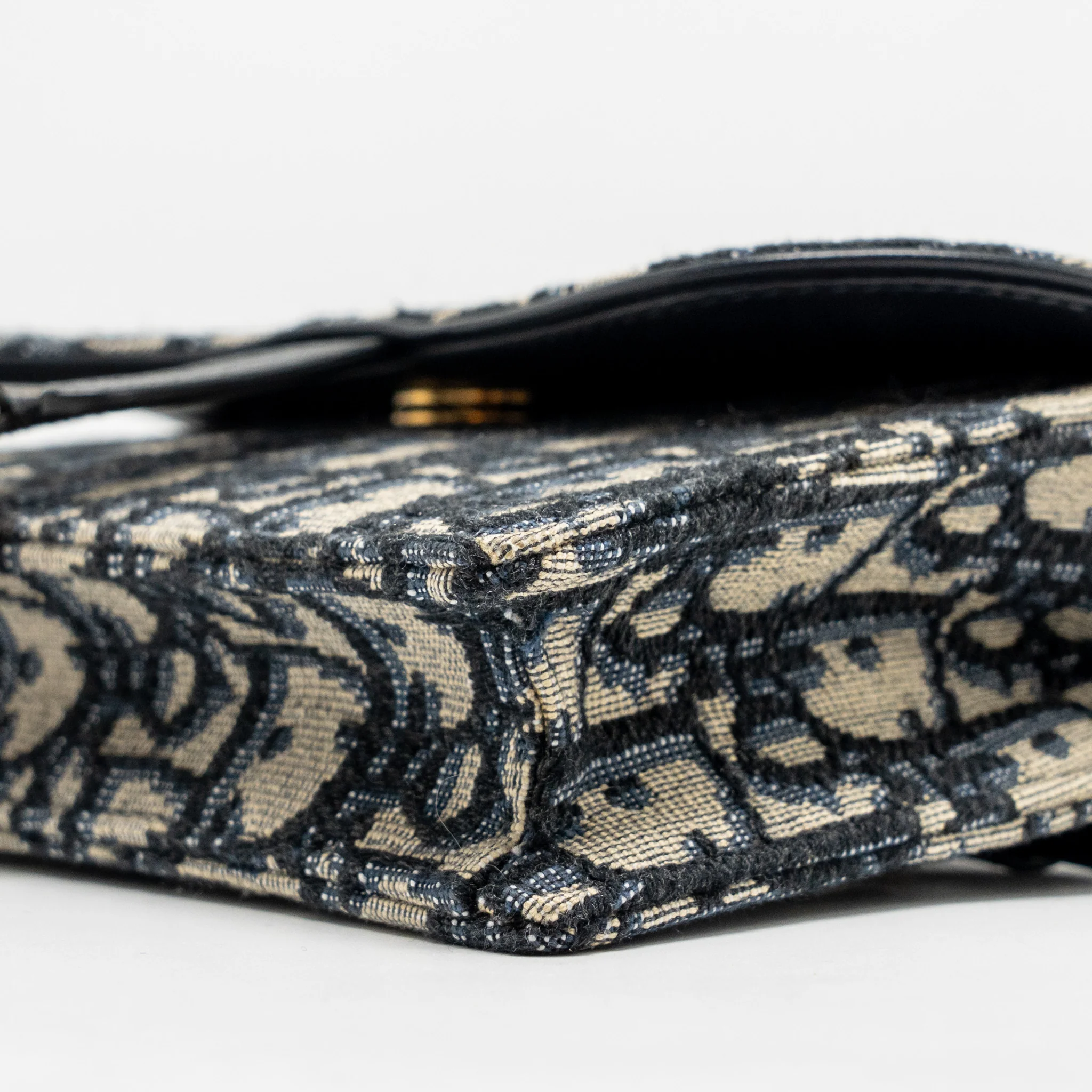 DIOR Saddle Belt Bag Blue Oblique Jacquard Canvas GHW - Image 7