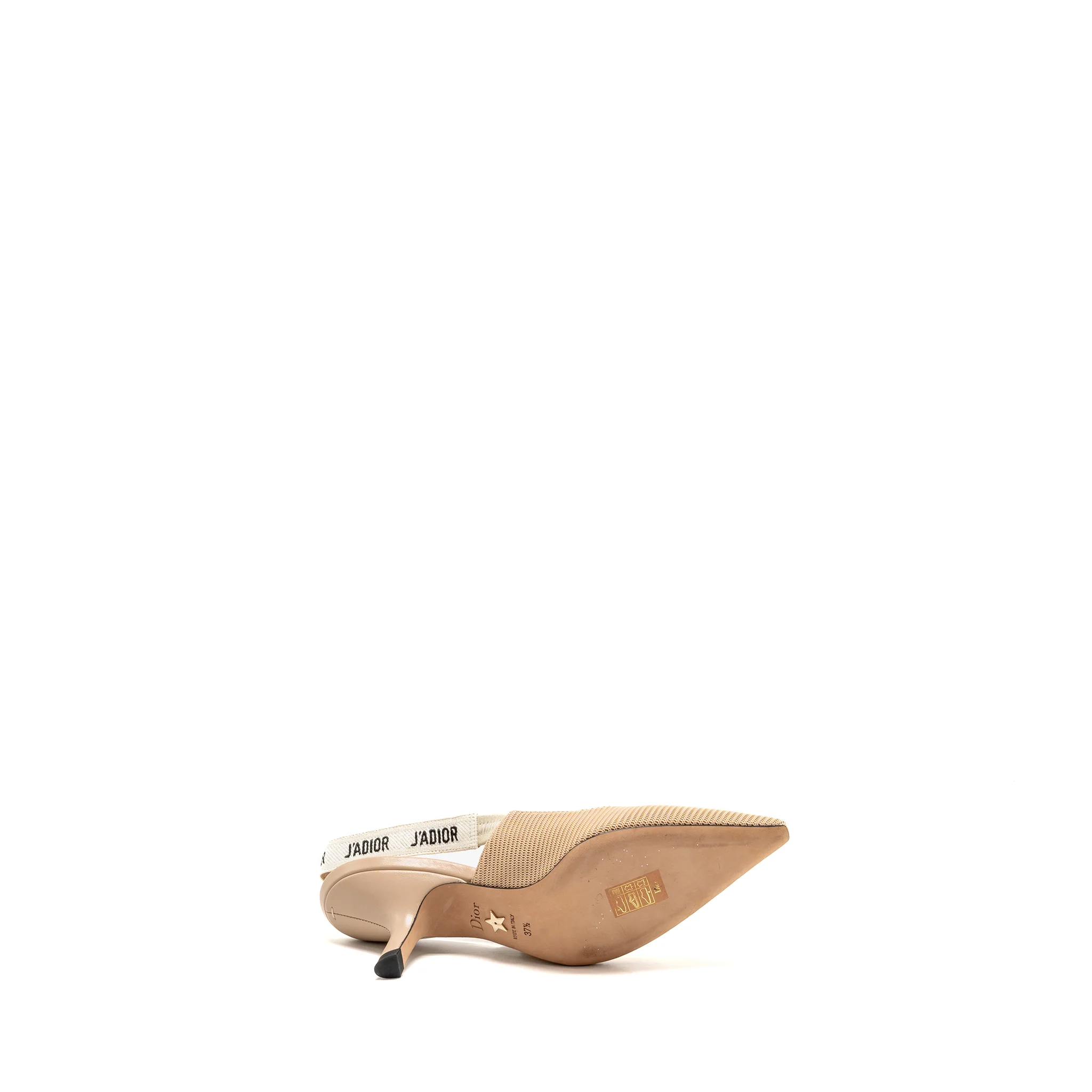 Dior size 37.5 J’adior slingback pump heels beige - Image 6