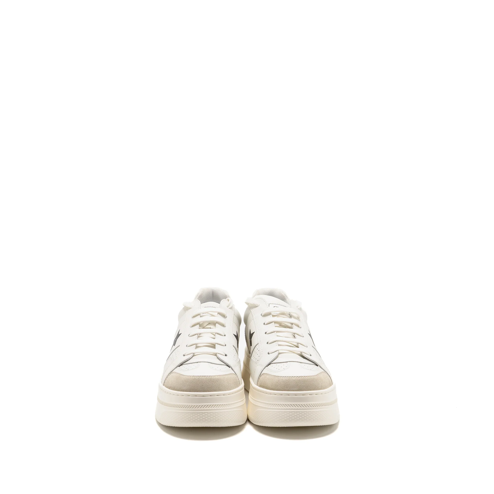 Dior Size 40.5 Dior Star Platform Sneaker Calfskin/Suede White/Black - Image 3