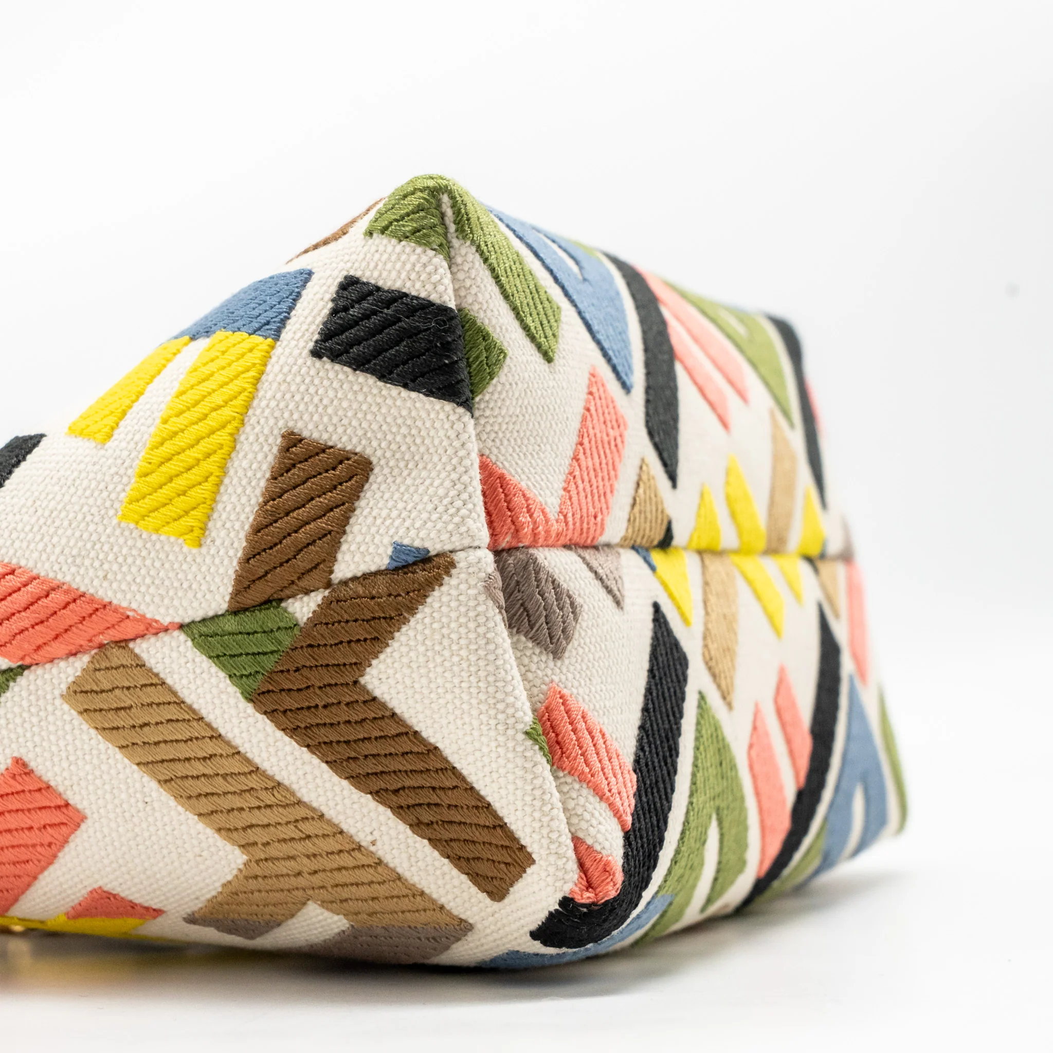 Fendi By the Way Mini Bag Embroidered FF Canvas Multicolour GHW - Image 7