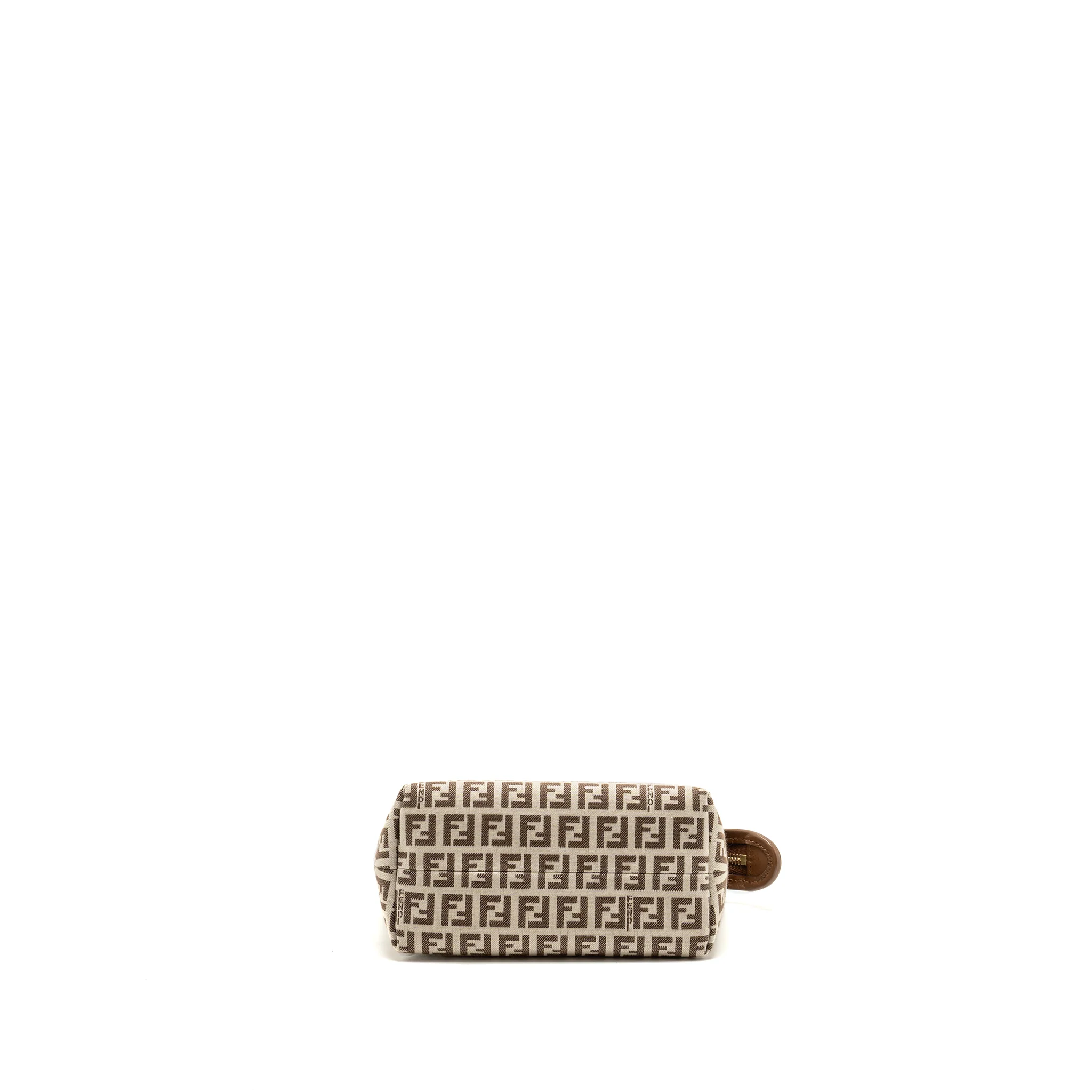 Fendi By the Way Mini Bag FF Canvas/Leather Brown/Cream GHW - Image 6