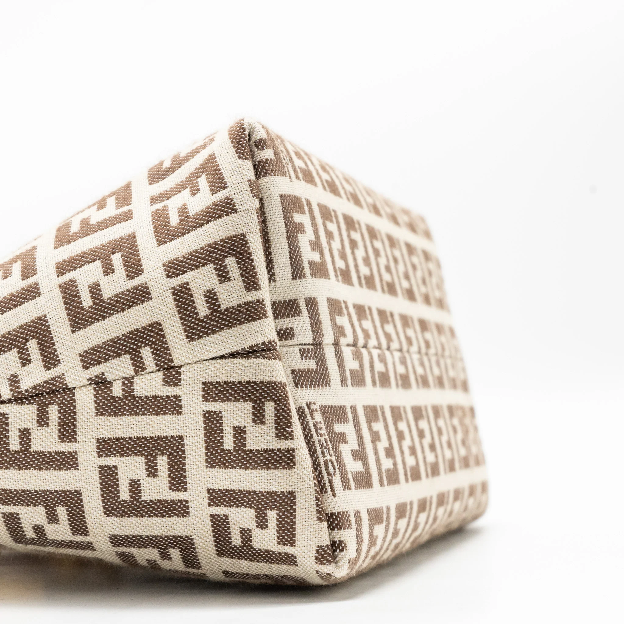 Fendi By the Way Mini Bag FF Canvas/Leather Brown/Cream GHW - Image 7