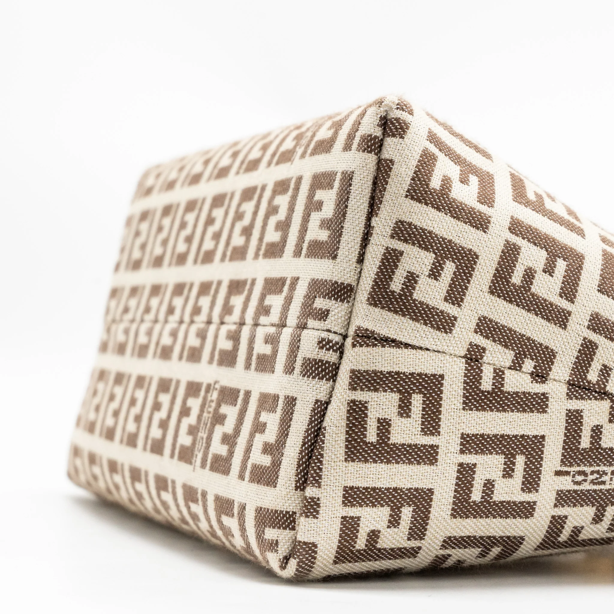 Fendi By the Way Mini Bag FF Canvas/Leather Brown/Cream GHW - Image 8