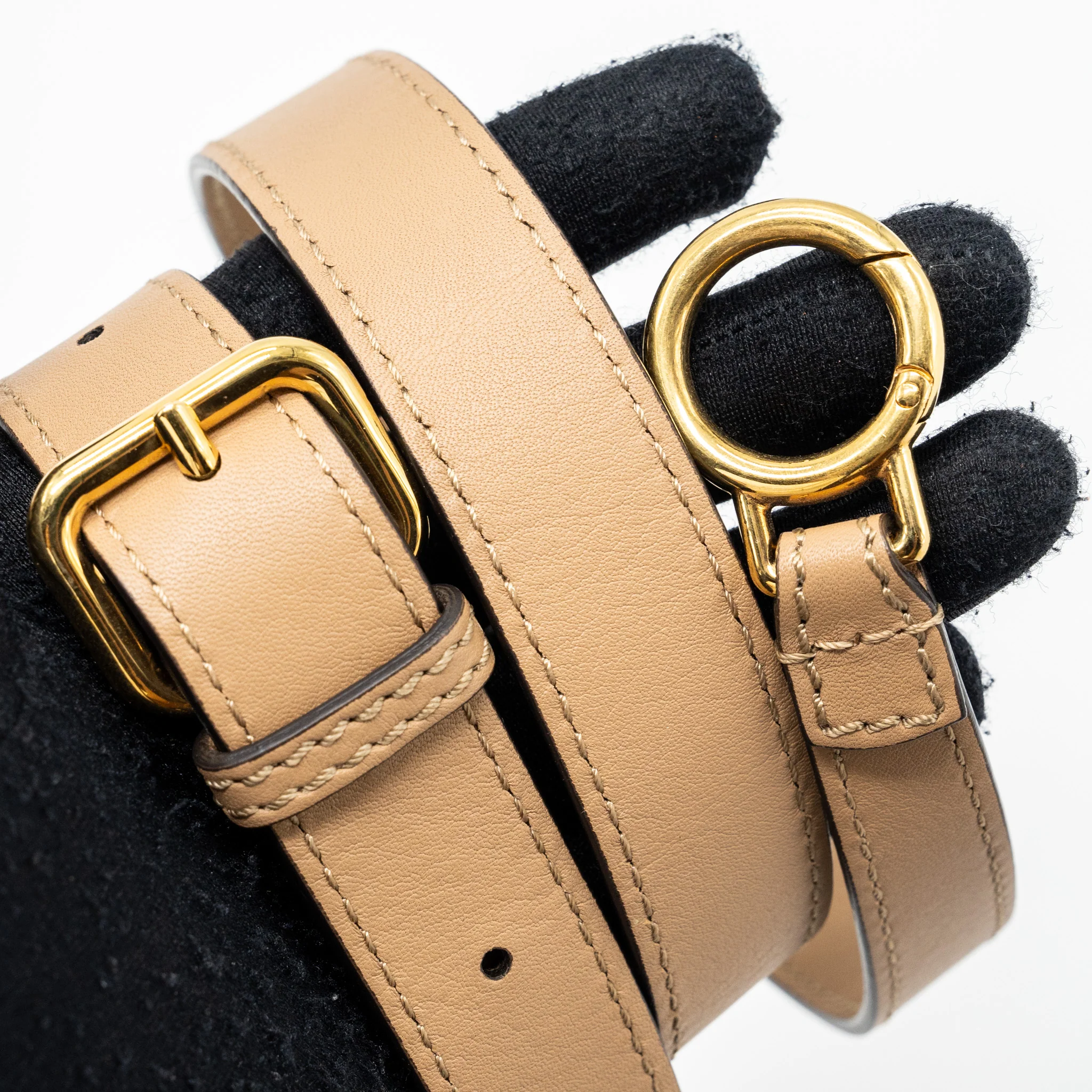 Fendi medium peekaboo calfskin tobacco multicolour hardware - Image 15