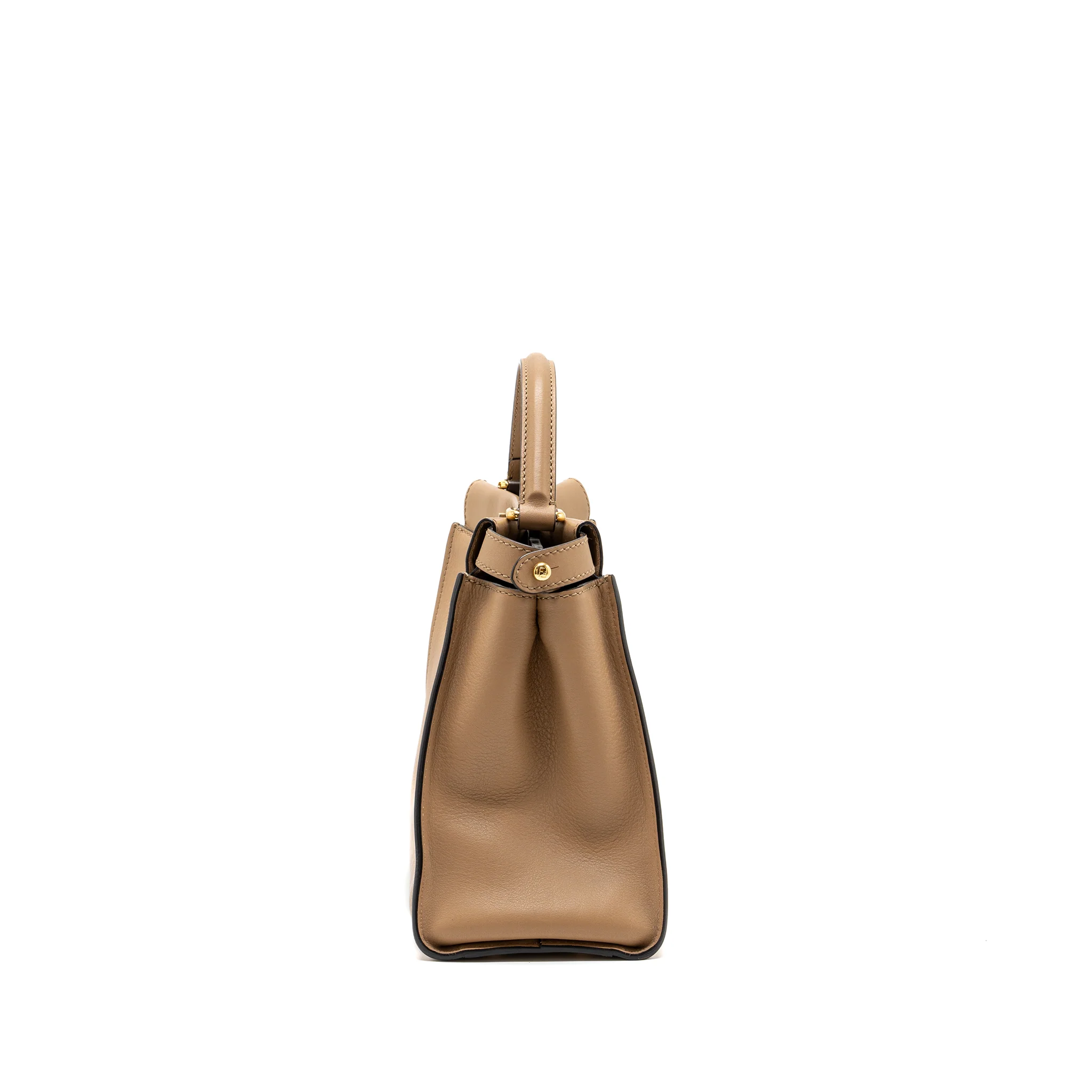 Fendi medium peekaboo calfskin tobacco multicolour hardware - Image 4