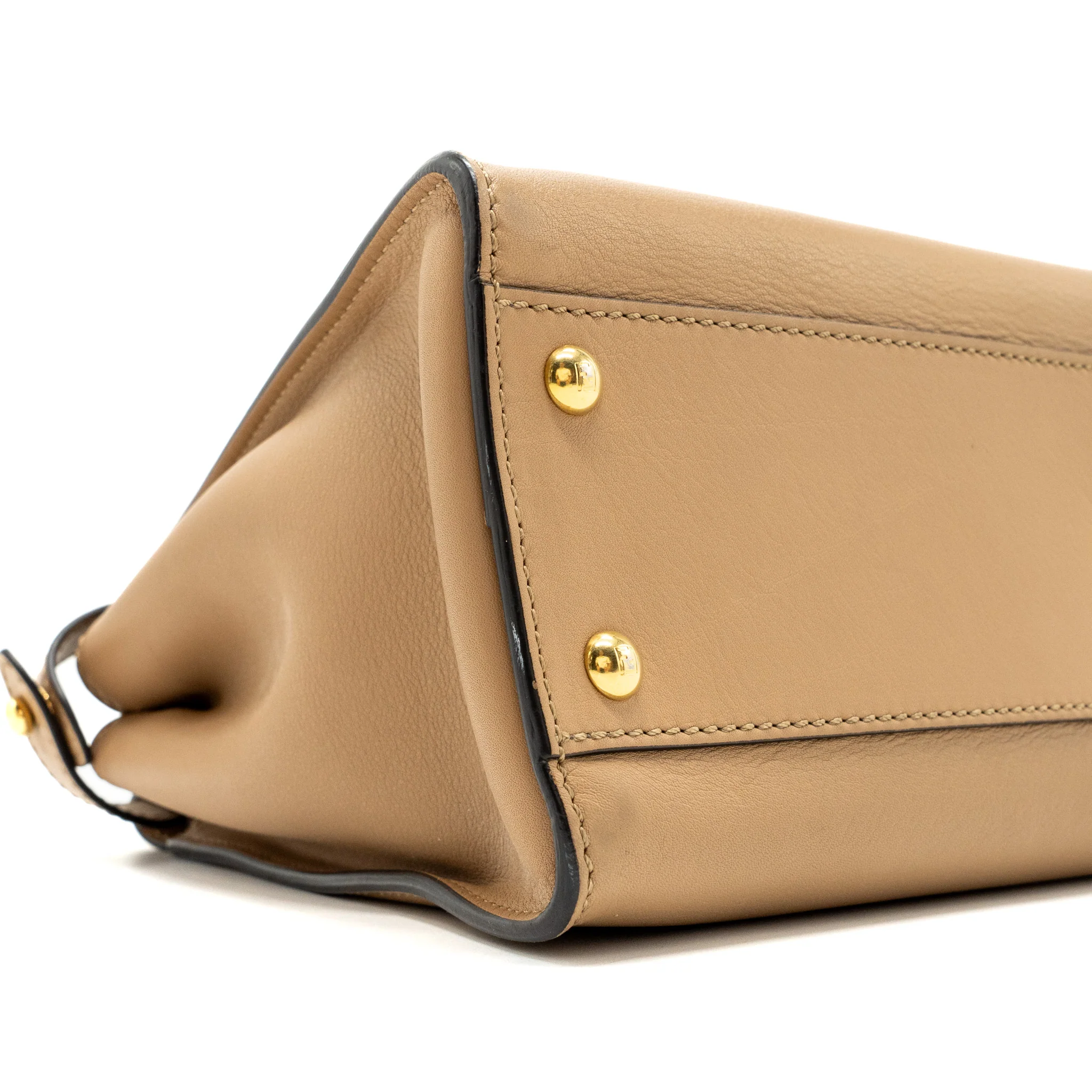 Fendi medium peekaboo calfskin tobacco multicolour hardware - Image 6