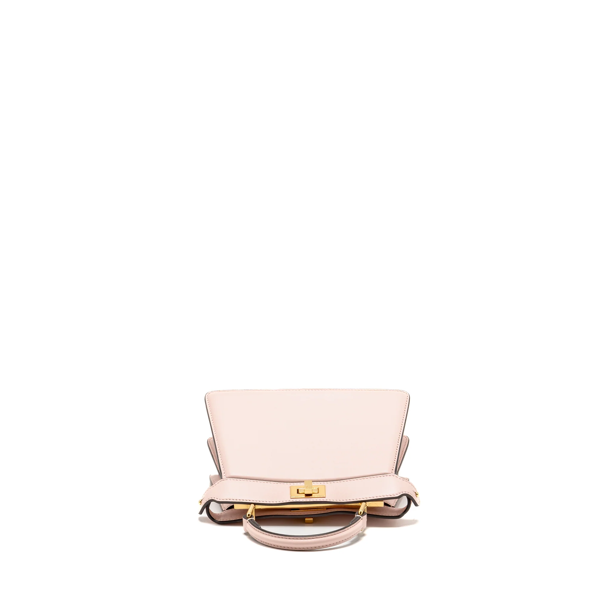 Fendi Mini Peekaboo ISEEU Petite Bag Calfskin Pale Pink GHW - Image 5