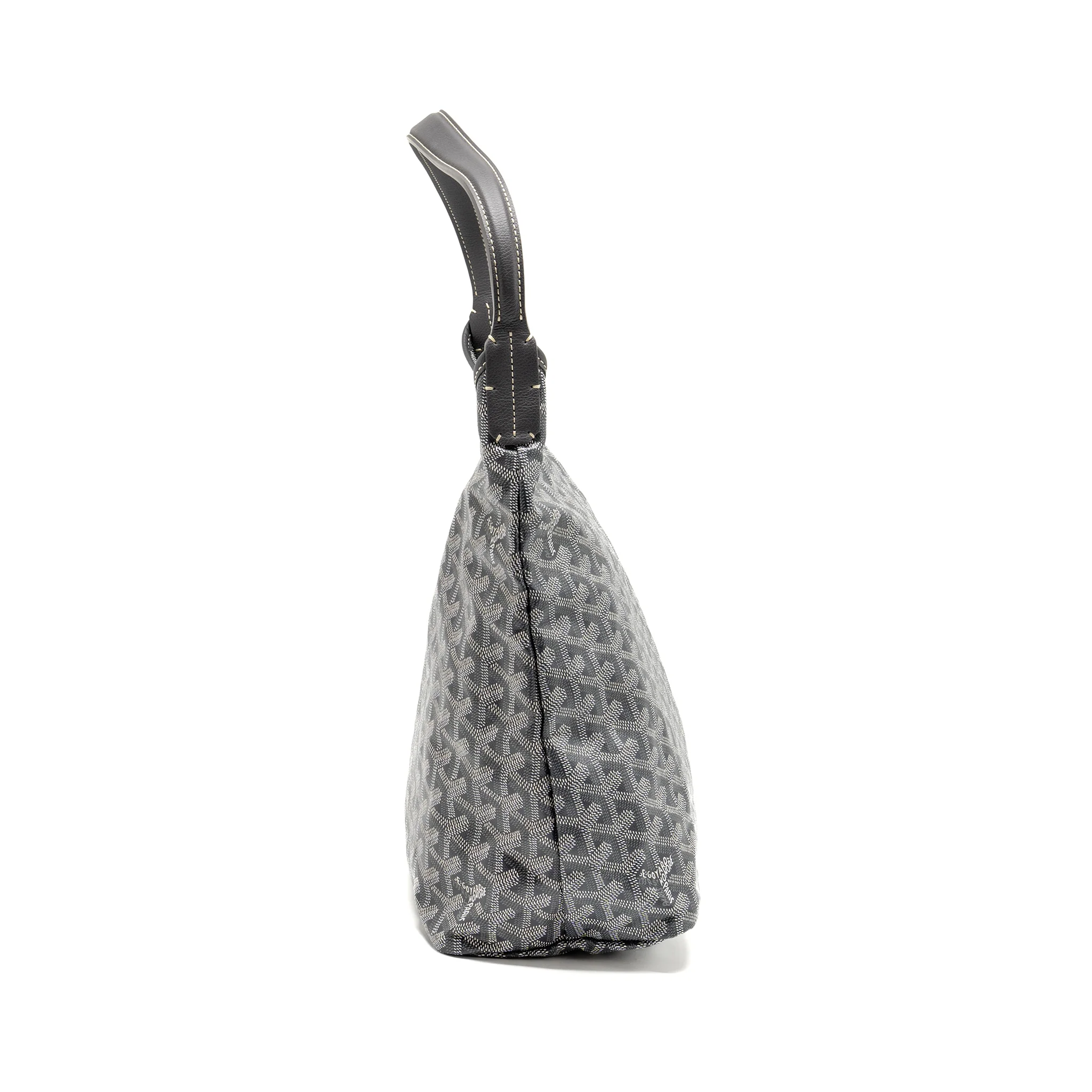 GoyardBoheme Hobo Bag Goyardine Canvas/Calfskin Gris SHW - Image 4