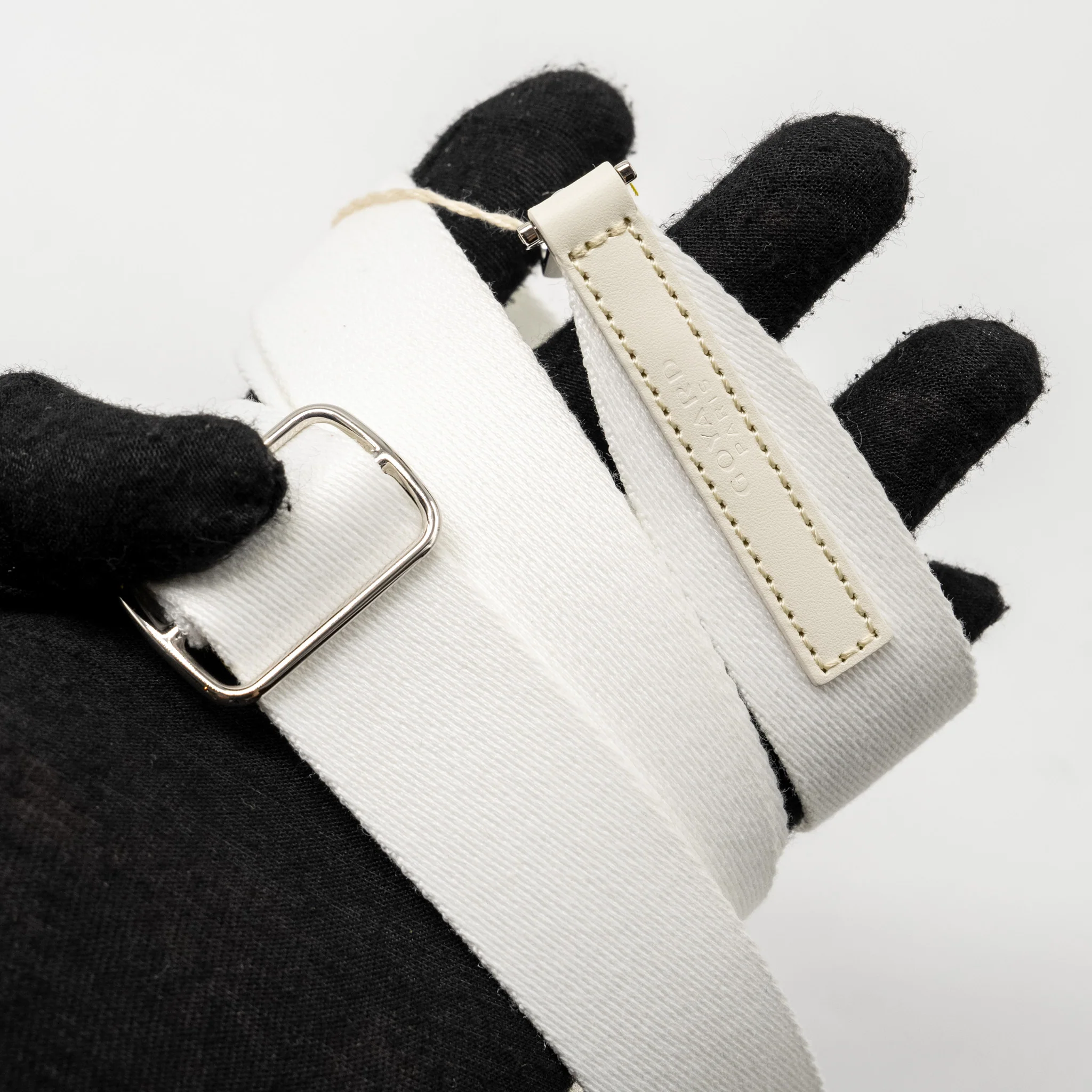 Goyard Mini Vendome Mini Bag Goyardine Canvas/ Calfskin White SHW - Image 17