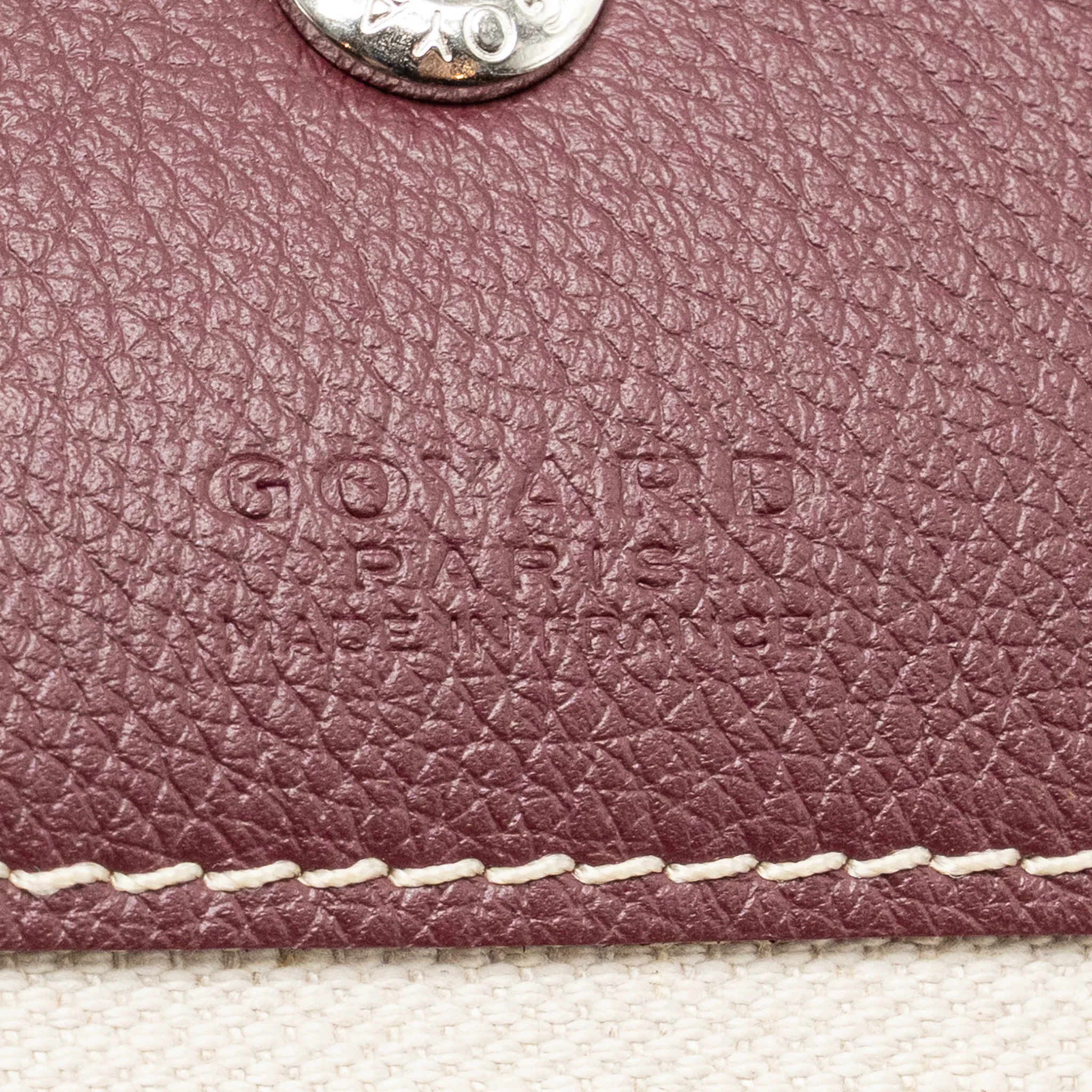 Goyard Saint Louis GM Tote Bag Goyardine Canvas/Calfskin burgundy SHW - Image 14