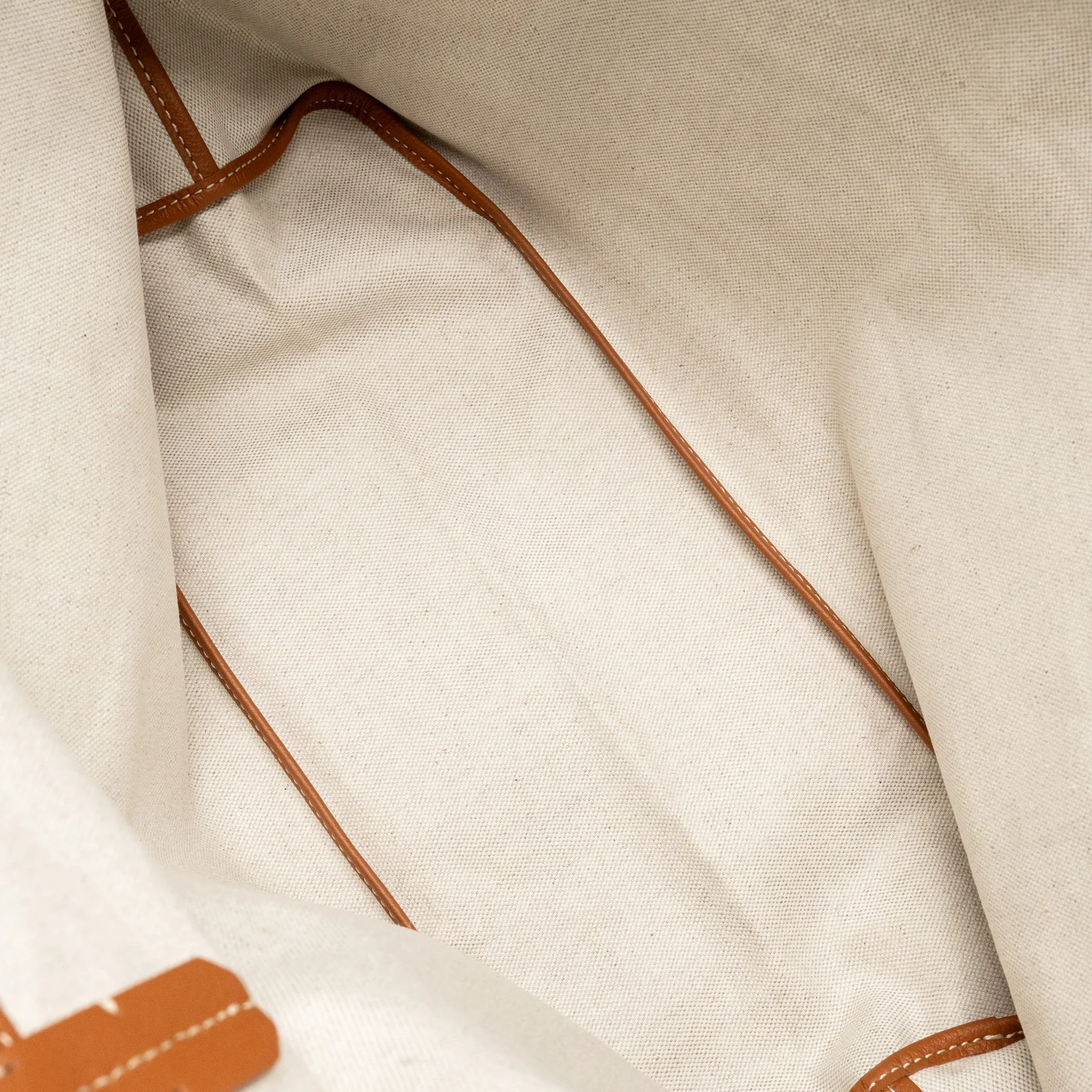 Goyard Saint Louis PM Bag Goyardine Canvas/Calfskin Naturel SHW - Image 12
