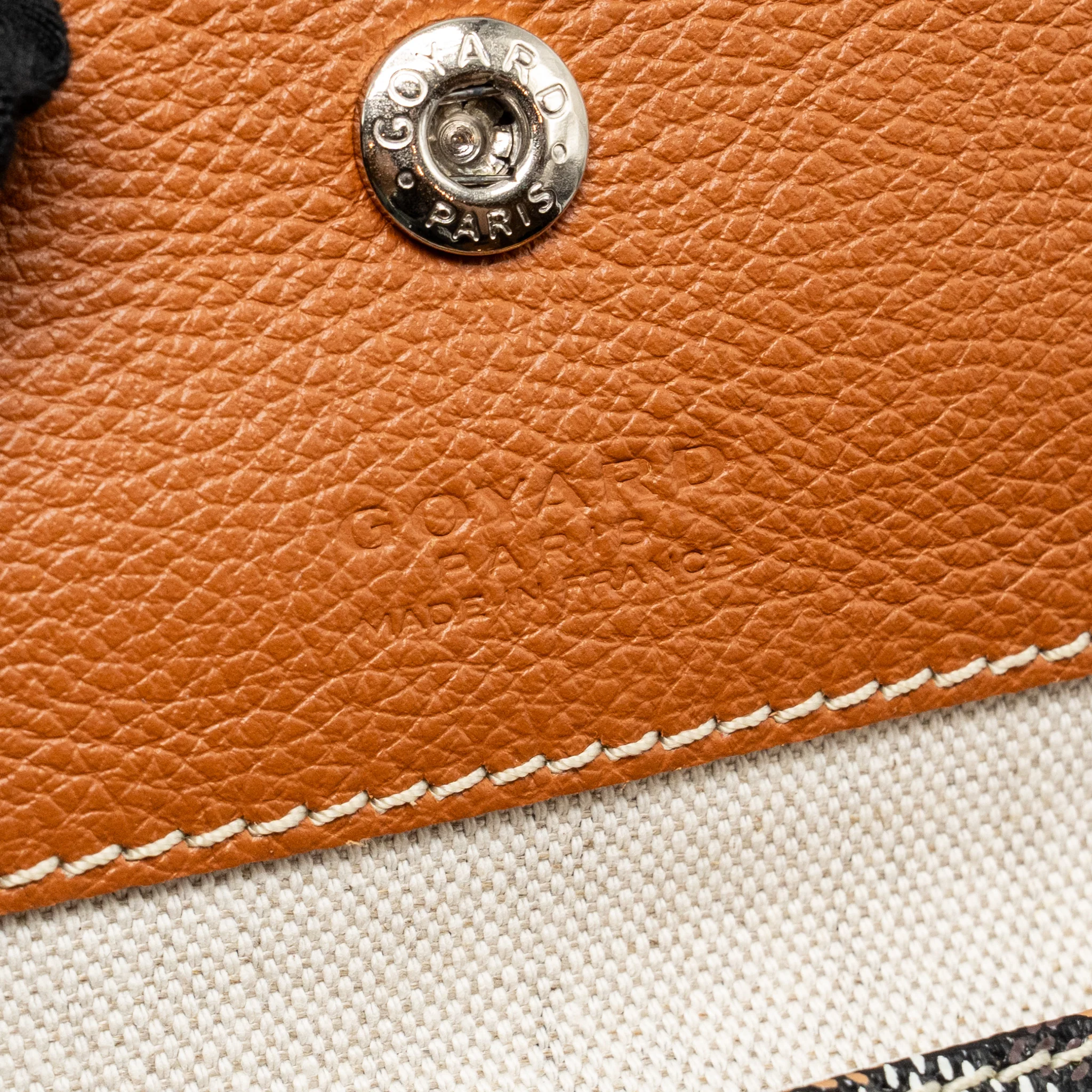 Goyard Saint Louis PM Goyardine Canvas/Chevroches Calfskin Black/Tan SHW - Image 15