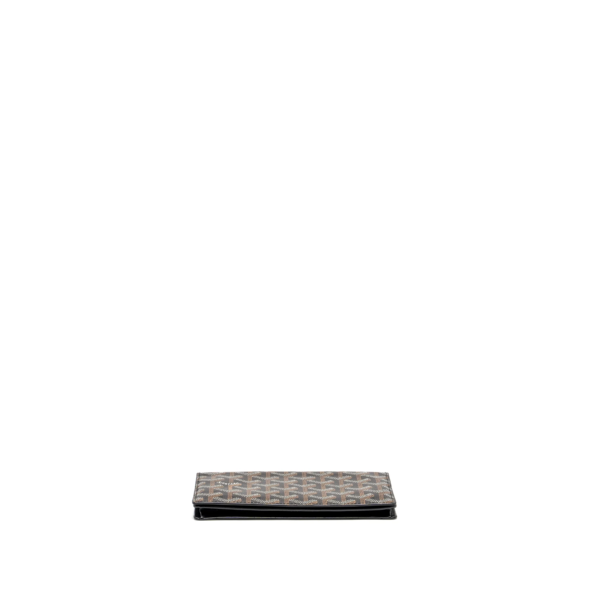 Goyard Saint Roch Long Wallet Goyardine Canvas / Calfskin Black SHW - Image 5