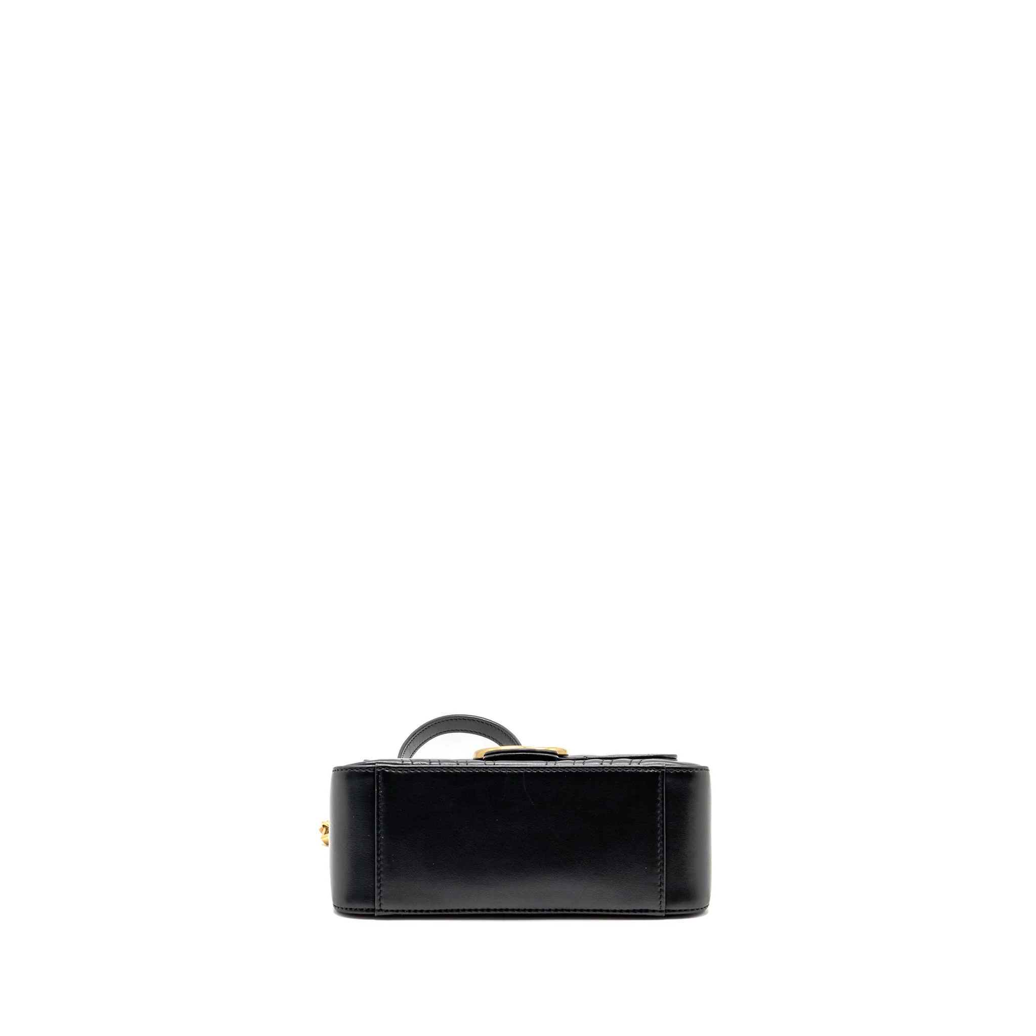 Gucci GG Marmont Mini Top Handle Bag Calfskin black GHW - Image 6