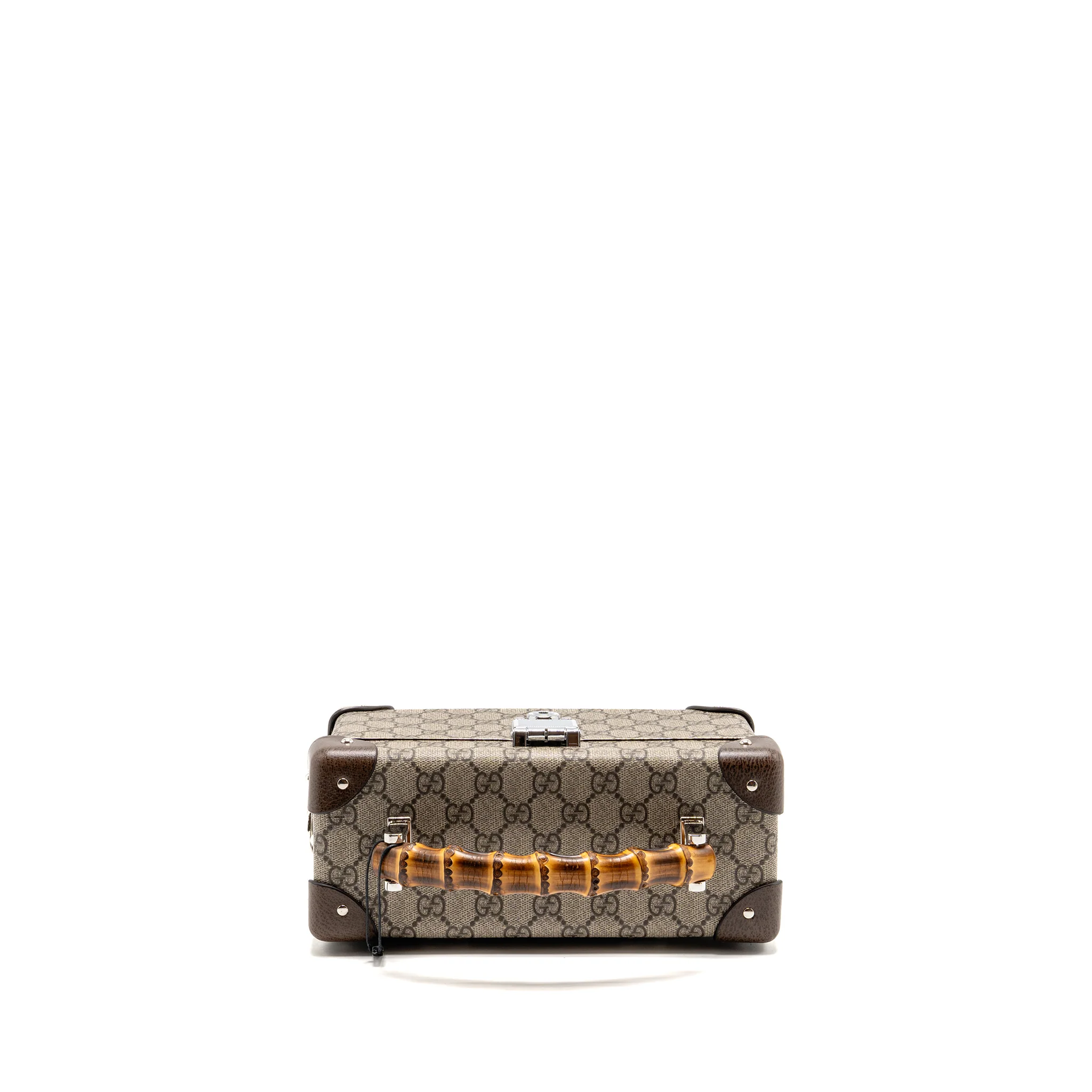 Gucci Globe Trotter GG beauty case canvas brown SHW - Image 5
