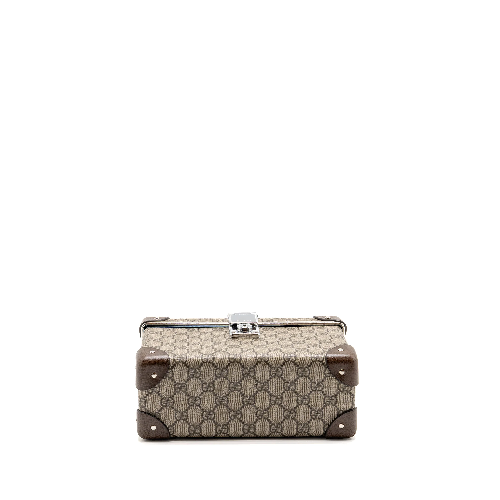 Gucci Globe Trotter GG beauty case canvas brown SHW - Image 6