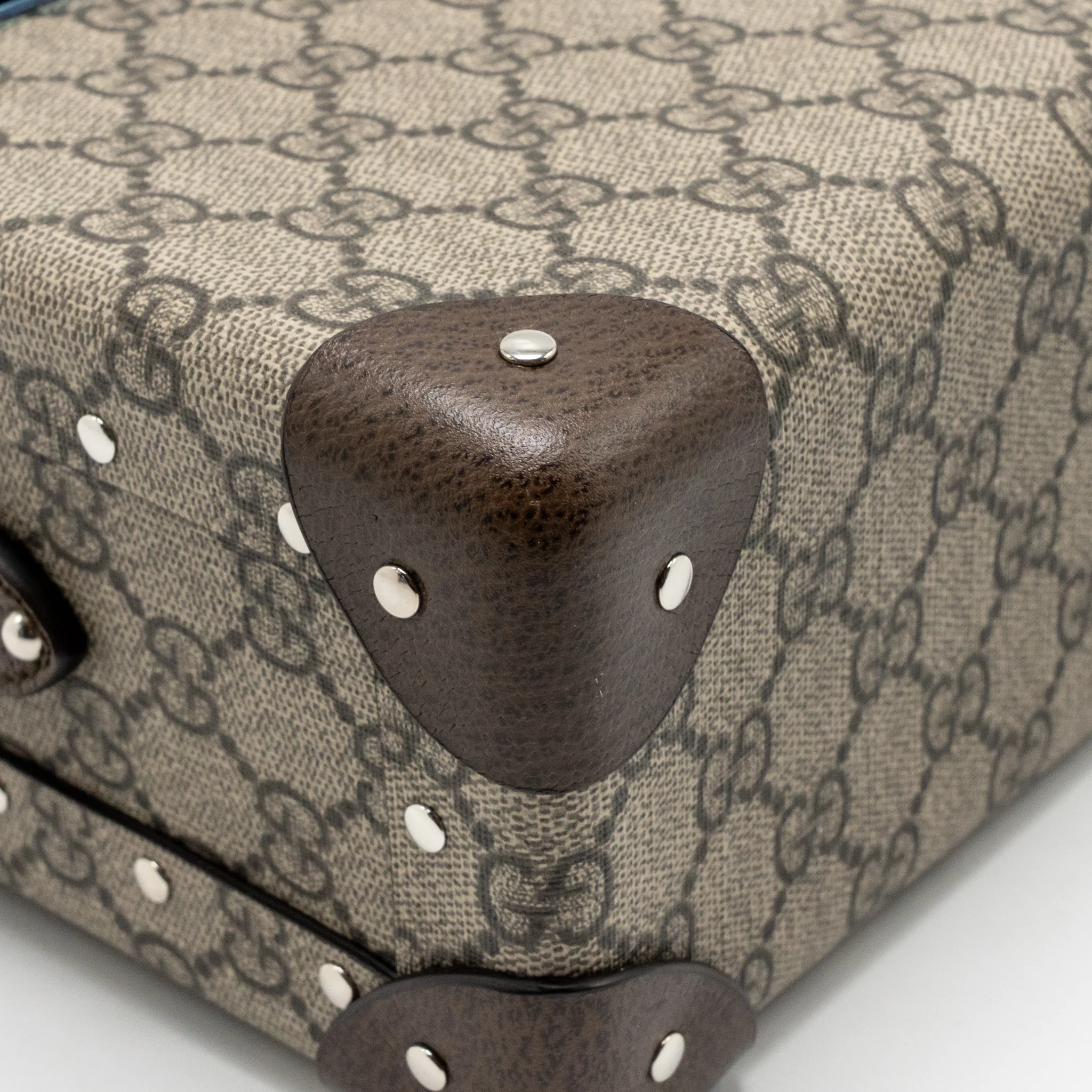 Gucci Globe Trotter GG beauty case canvas brown SHW - Image 8