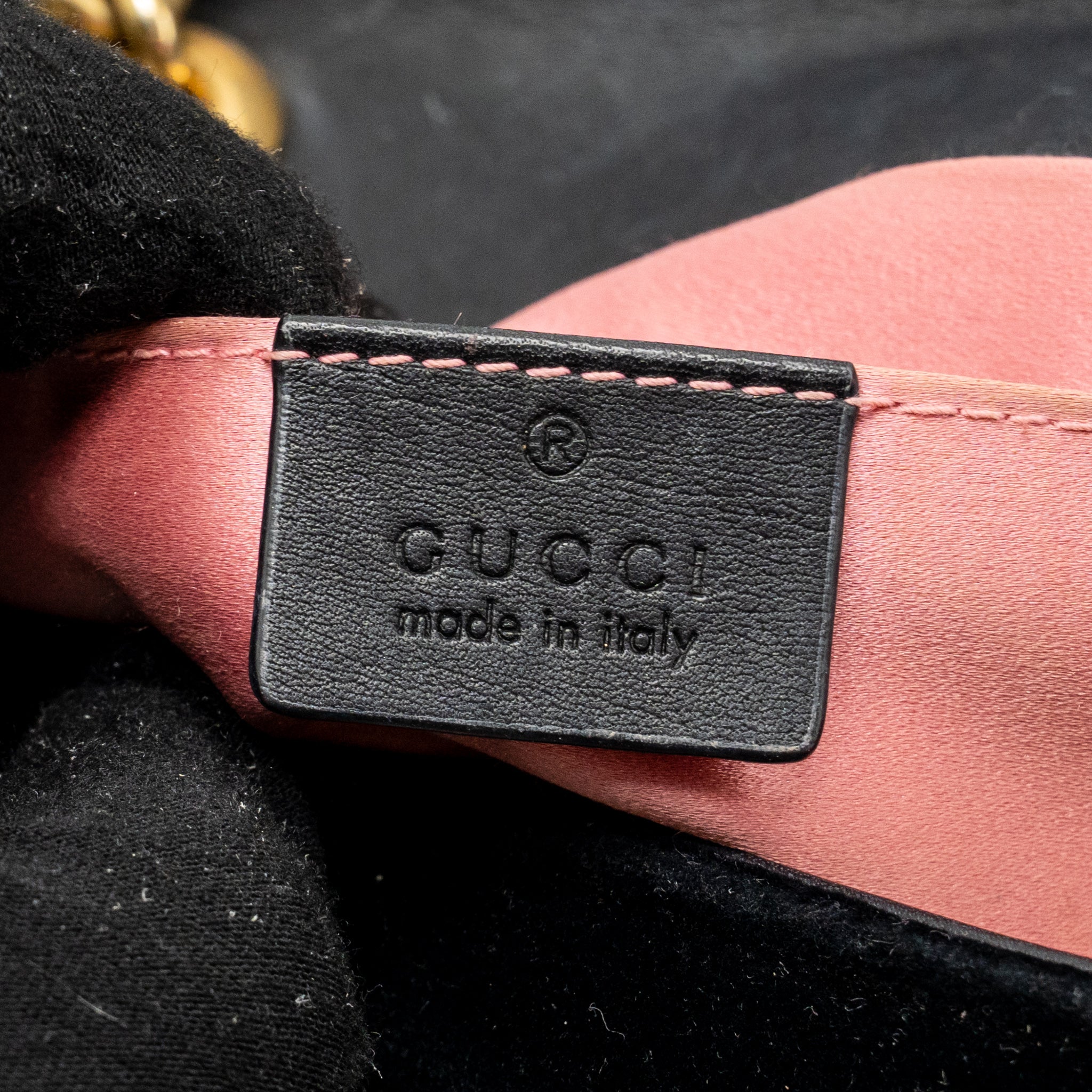 Gucci Mini Marmont velvet black GHW - Image 15