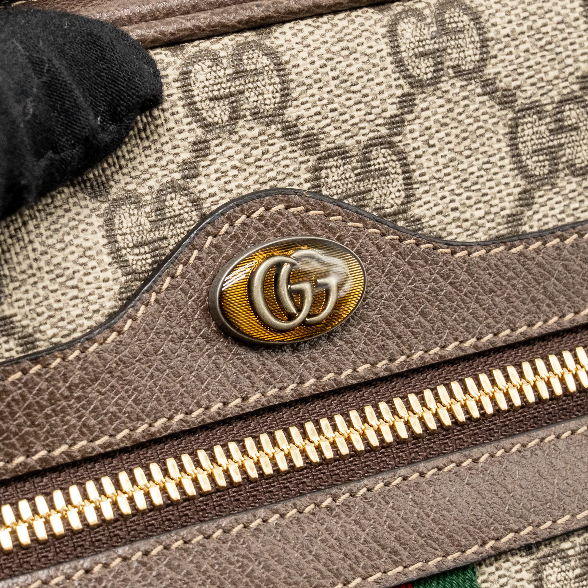 Gucci Size 85 Ophidia Small Belt Bag GG Supreme Canvas GHW - Image 10